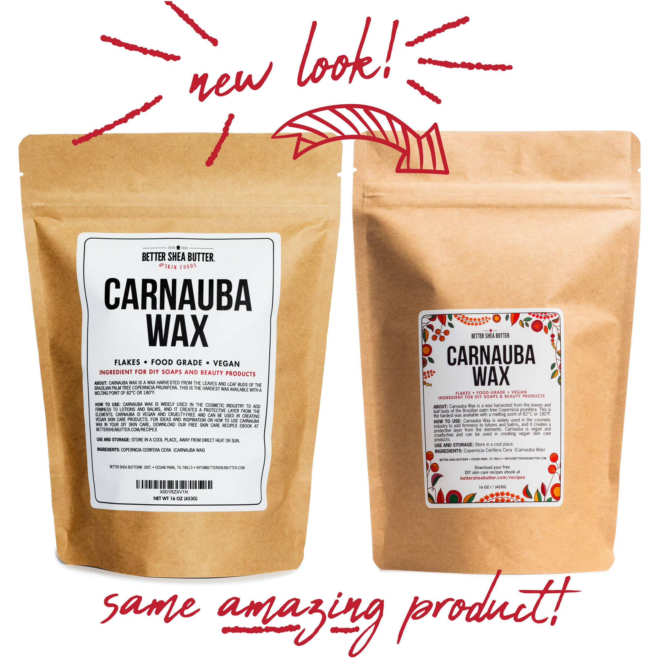 Wax Carnauba Vegan Hard Wax 100 Percent Pure T1 Grade Natural Ingredient Moisture Barrier Skin Protection 100 Percent Plant Based