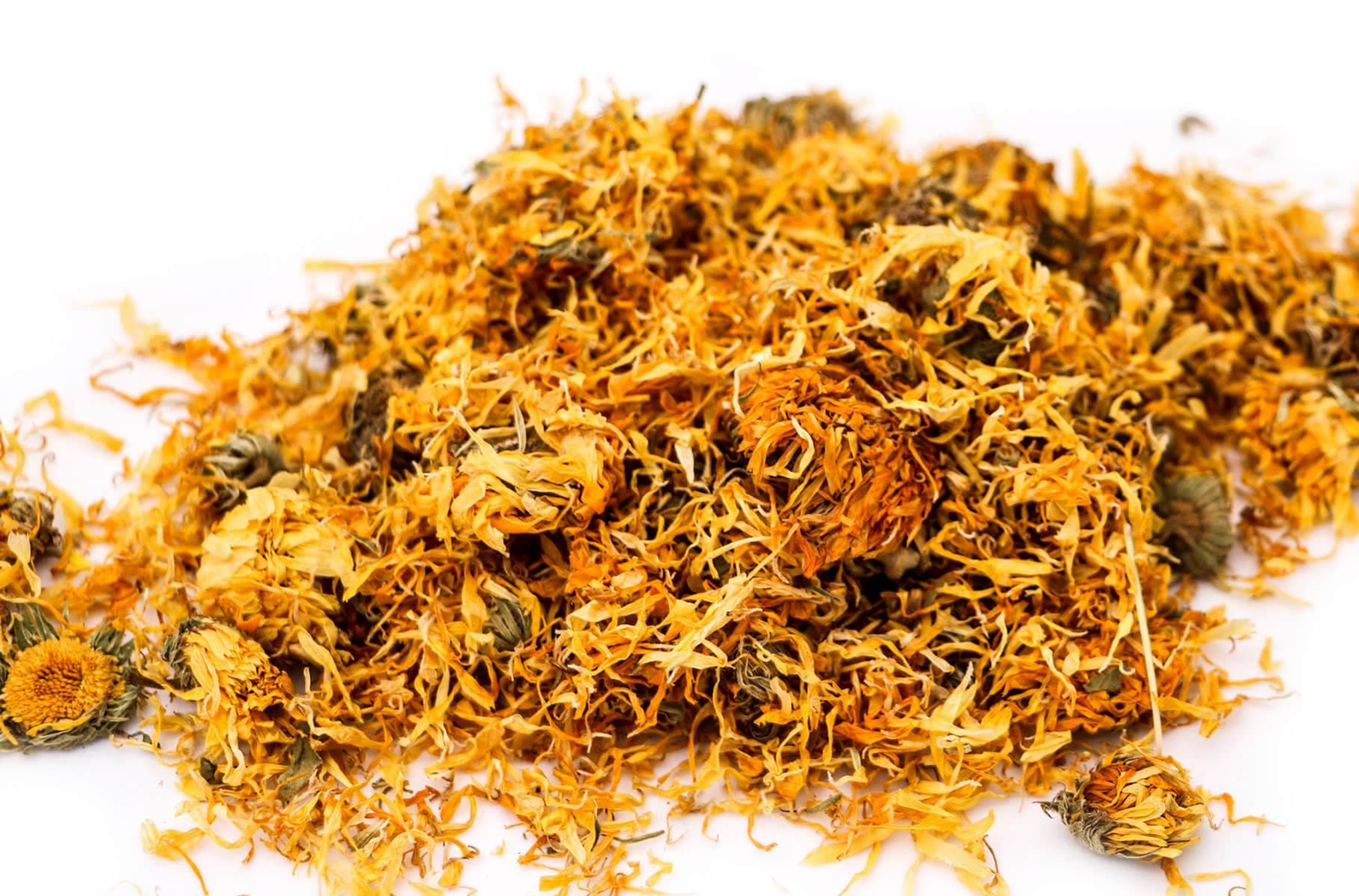 Dried Flower Calendula Flowers for Skin Care Soothe and Repair Skin Orange and Yellow Natural Earthy Smell 100 Grams