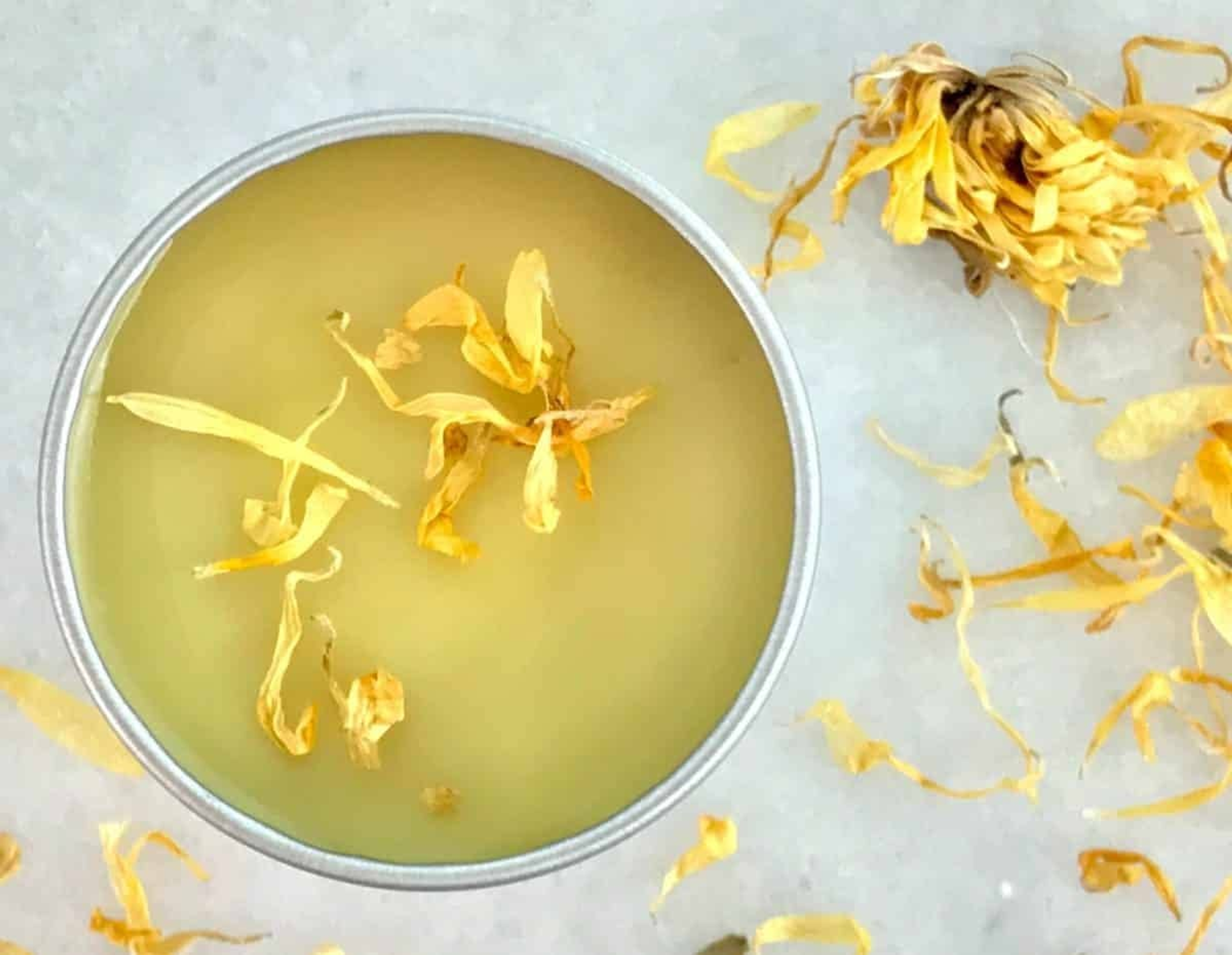 Dried Flower Calendula Flowers for Skin Care Soothe and Repair Skin Orange and Yellow Natural Earthy Smell 100 Grams