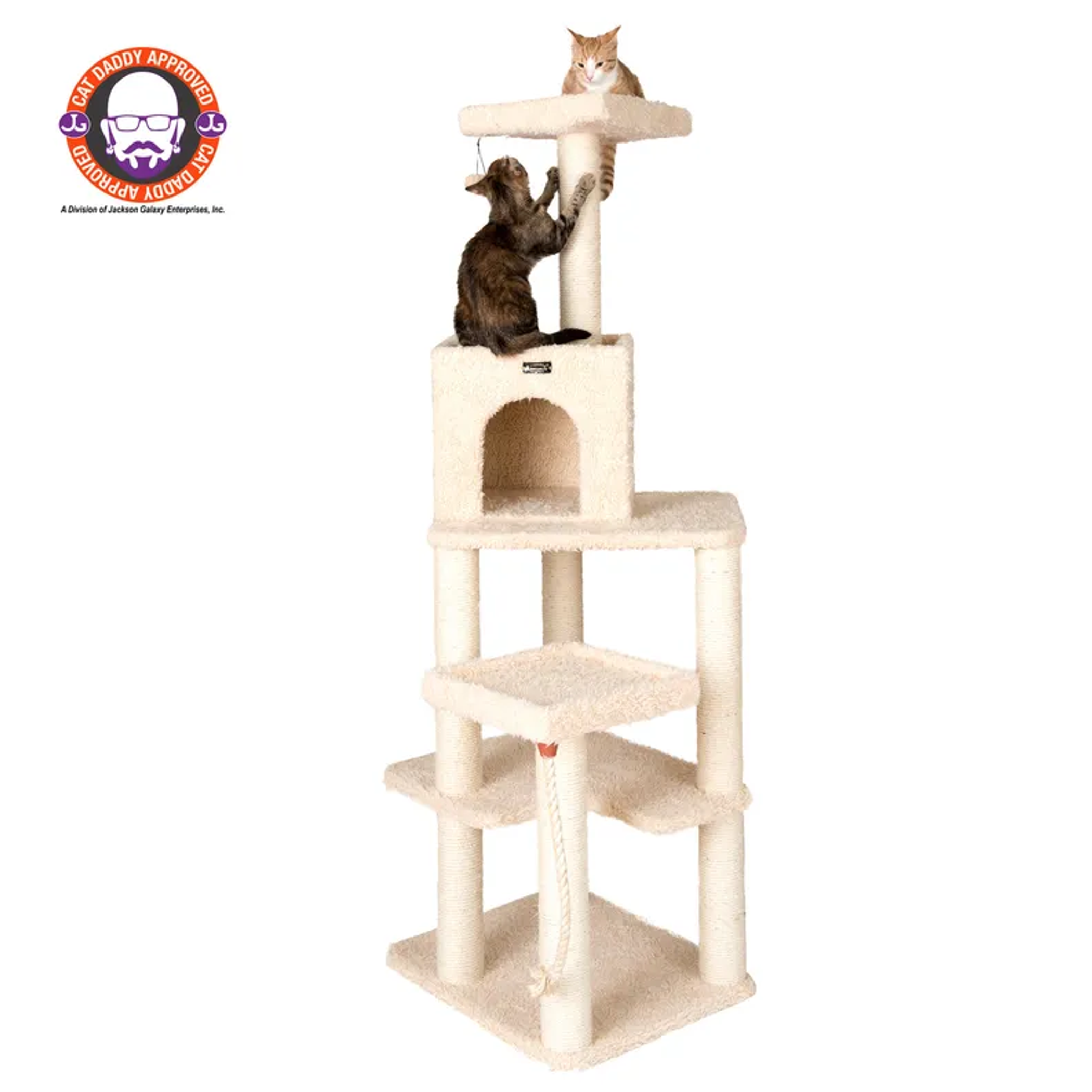 Armarkat Cat Tower Real Wood Cat Condo House 69