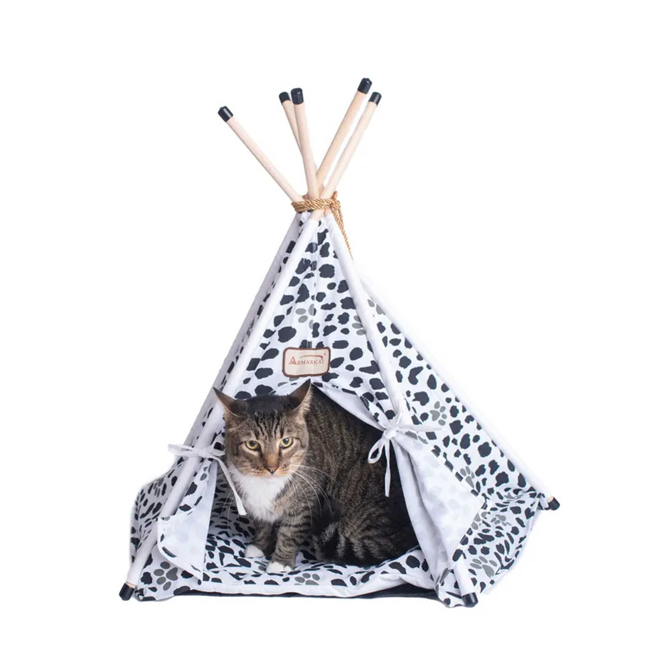 Armarkat Pet Tent/Teepee Style Cat Bed C46, w/Durable Fabric Image 1