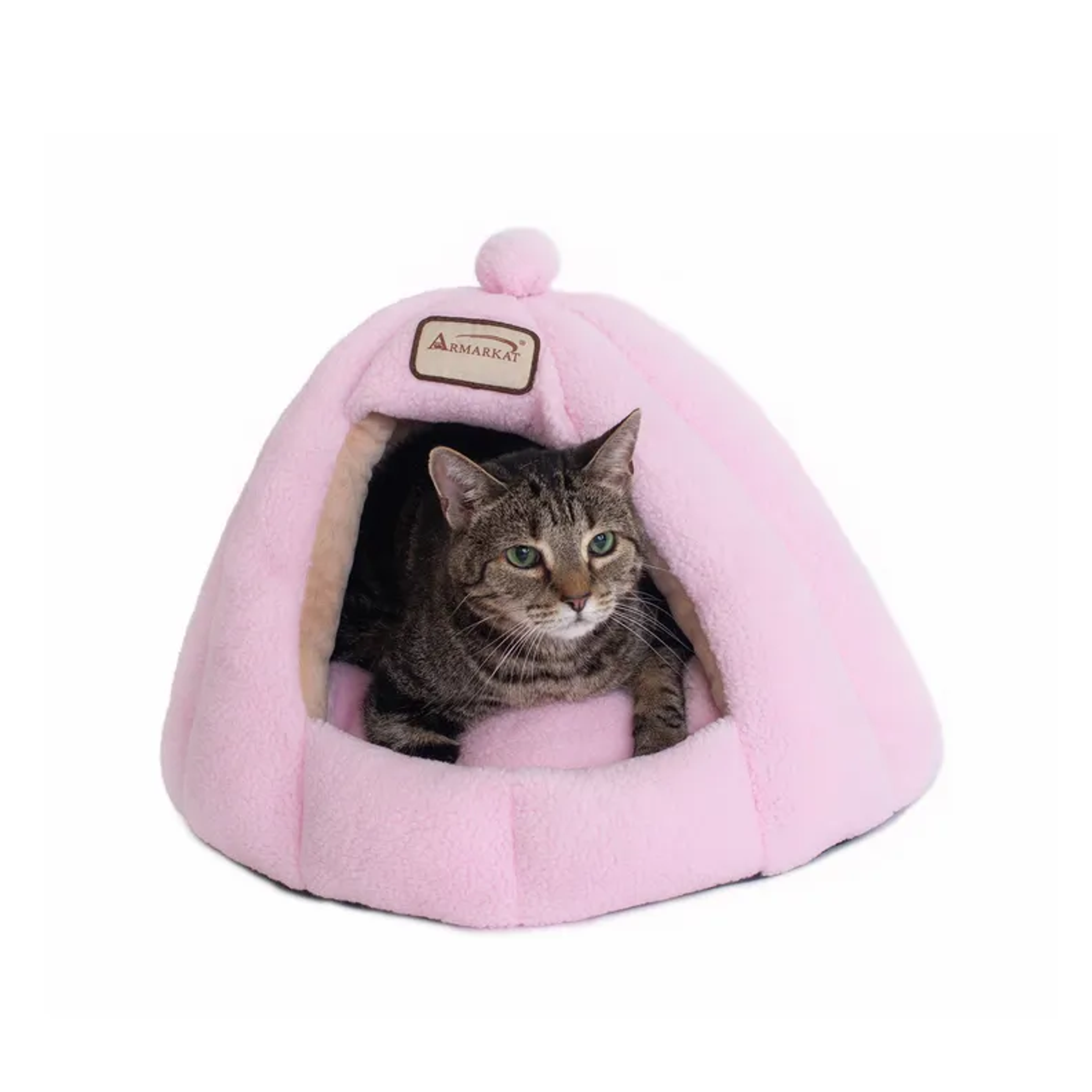 Armarkat Cat Bed C95GFS Soft PInk Image 1