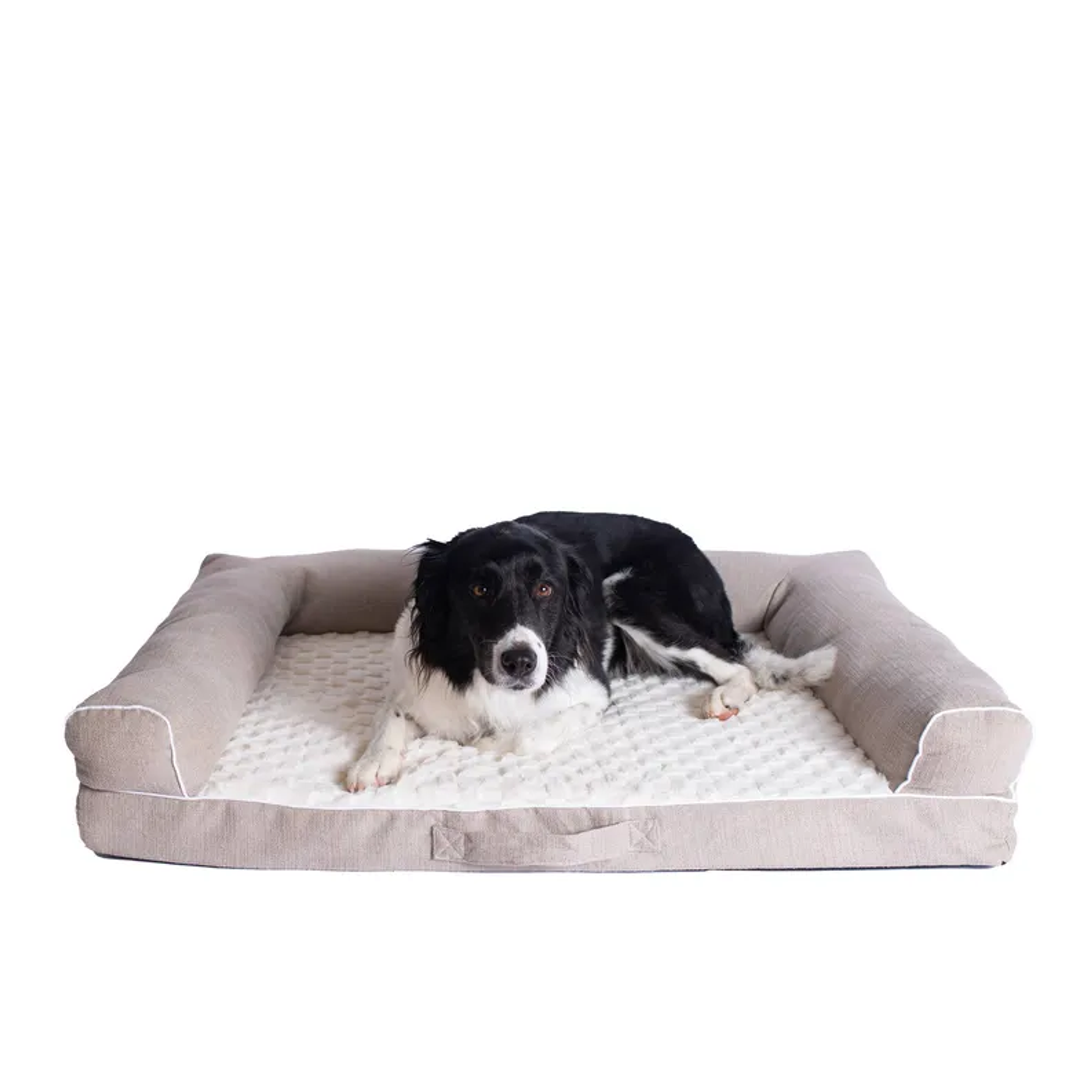 Armarkat D07B Medium Bolstered Pet Bed Cushion W Memory Foam Image 1