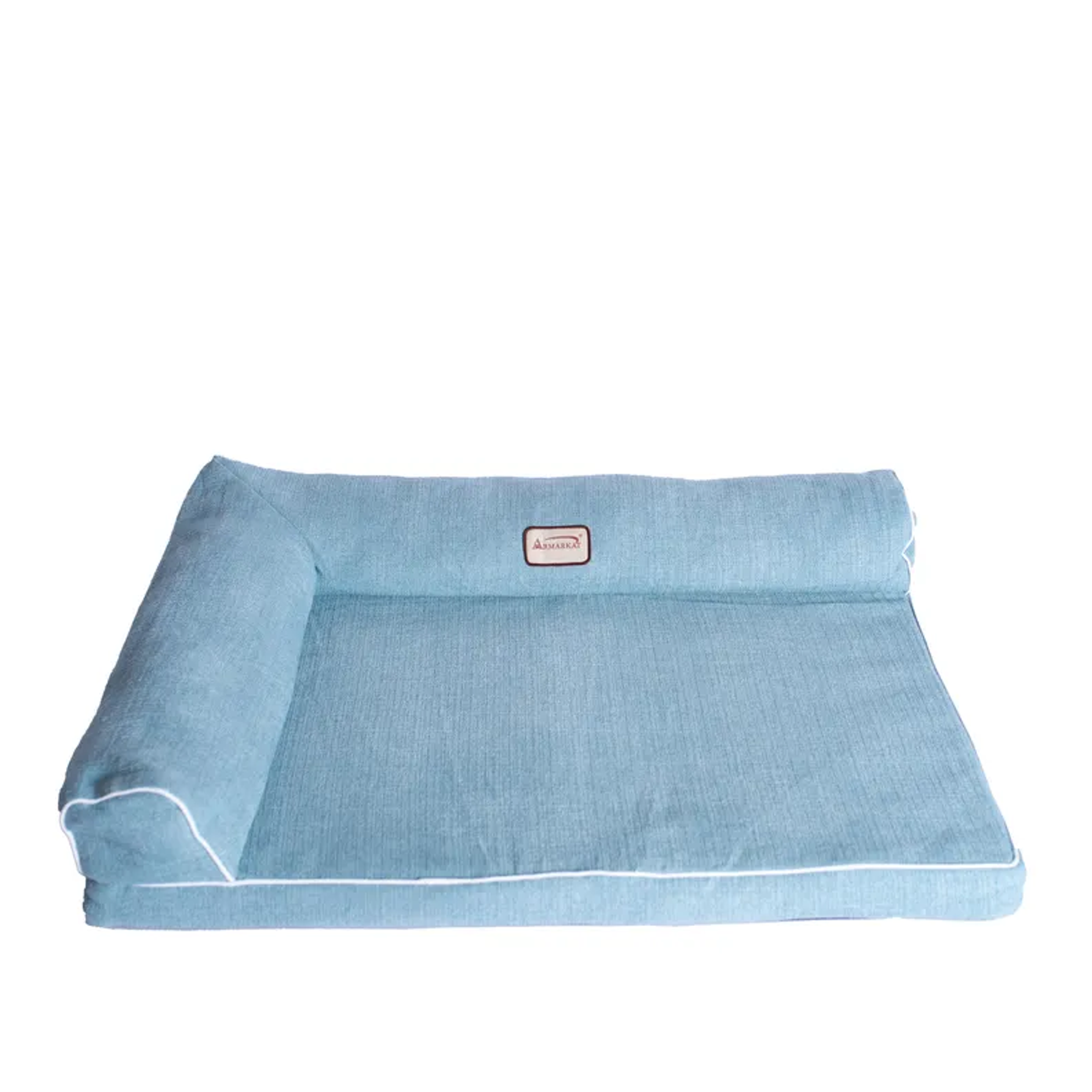 Armarkat Medium Bolstered Pet Bed Poly Fill Dog Cushion Image 1