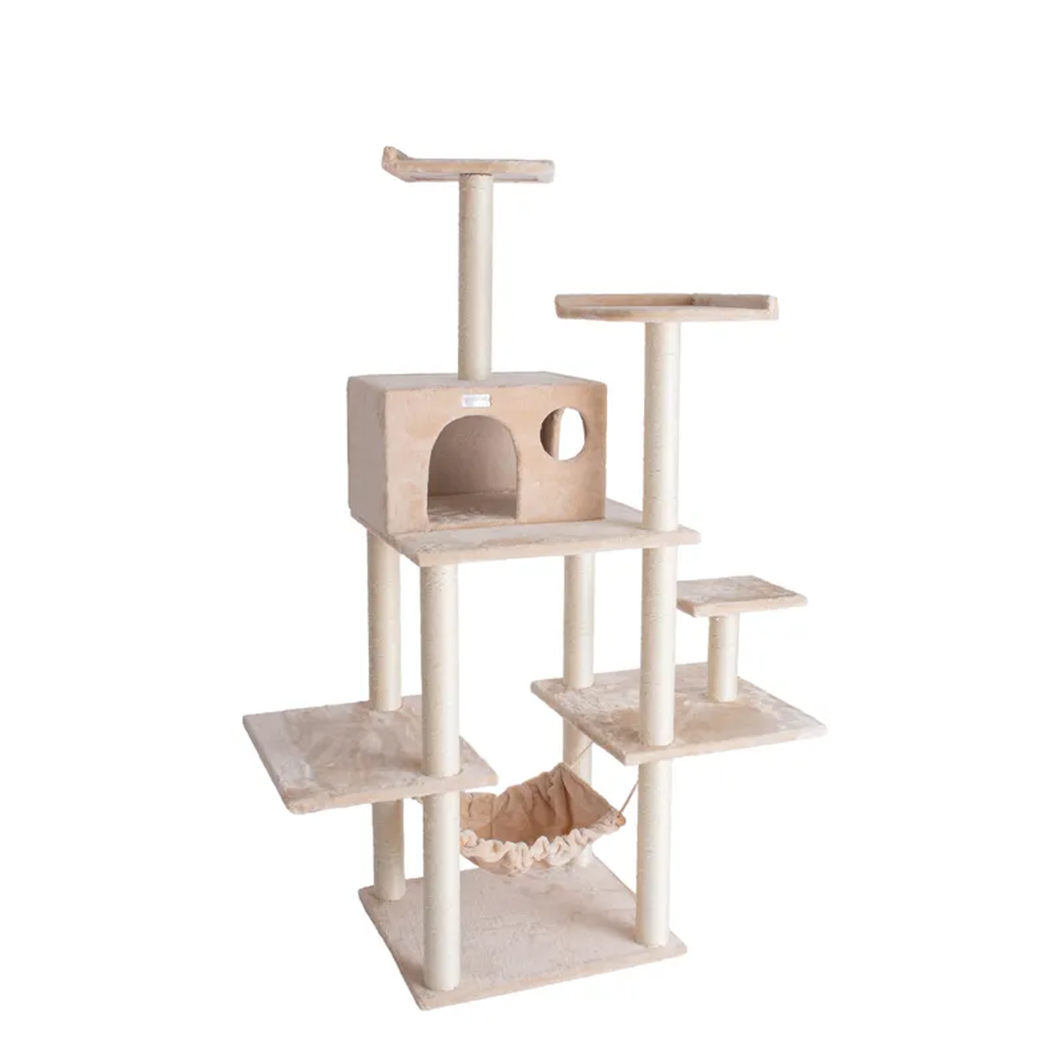 GleePet 68-Inch Cat Tree BGE W Five Levels, Hammock, Condo Image 1