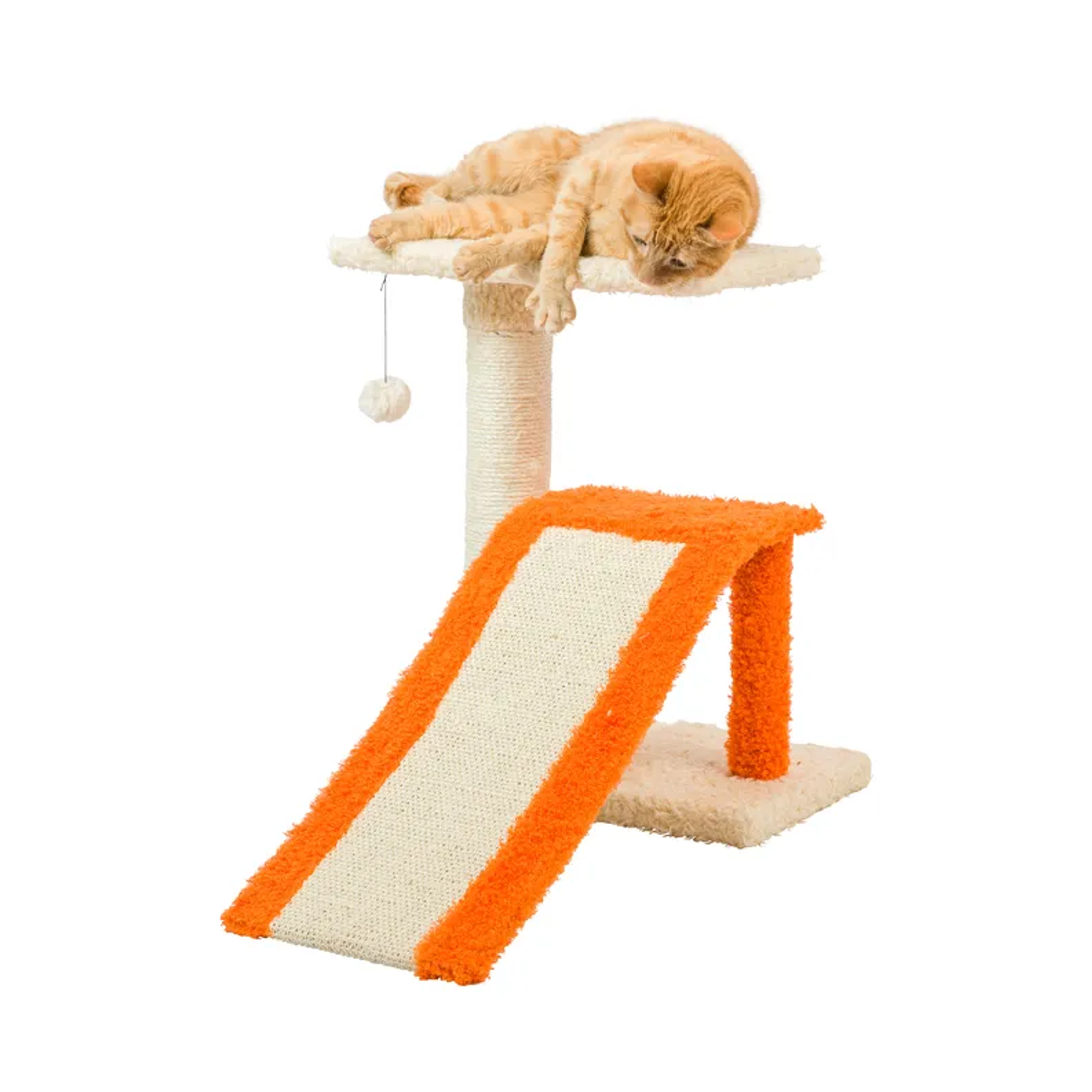 Armarkat Two Level Platform Scratcher W Sisal Carpet Ramp Image 1