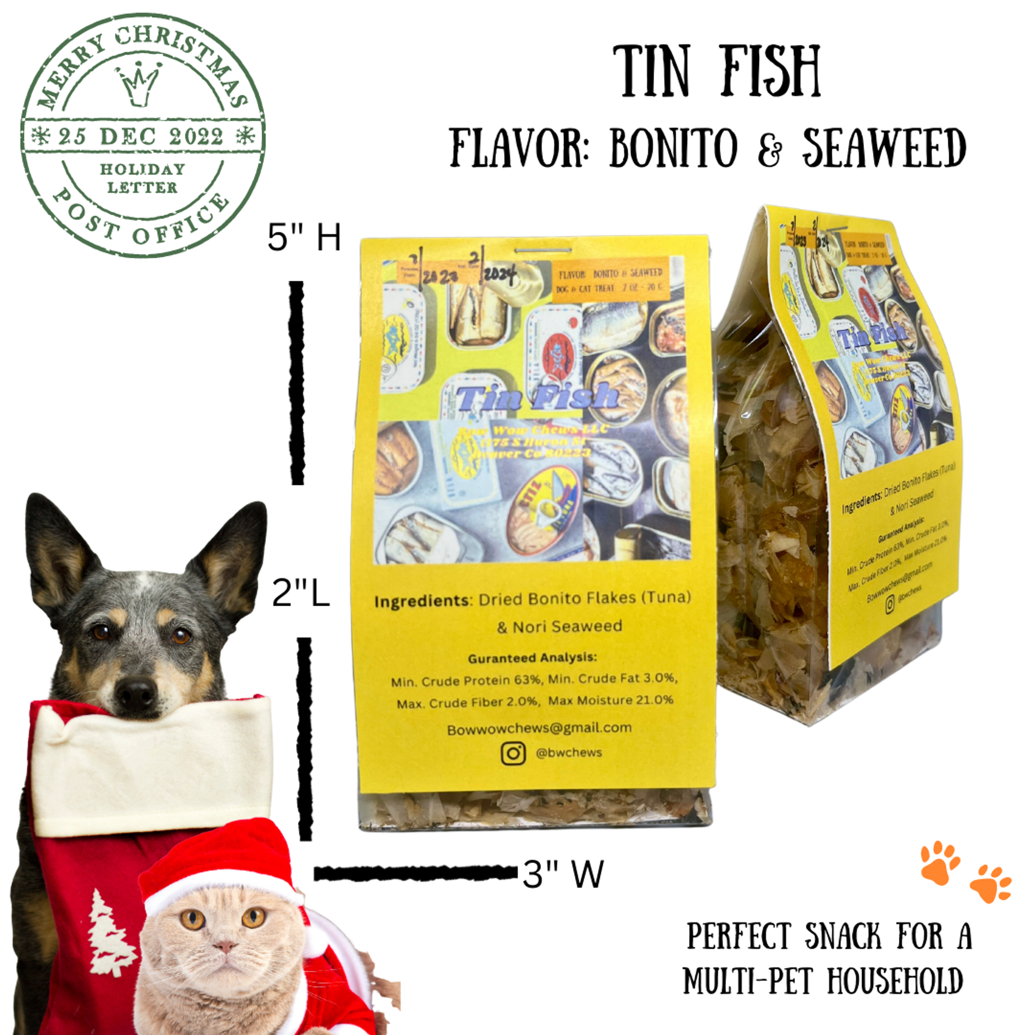 Tin Fish - Cat & Dog Treats Image 1