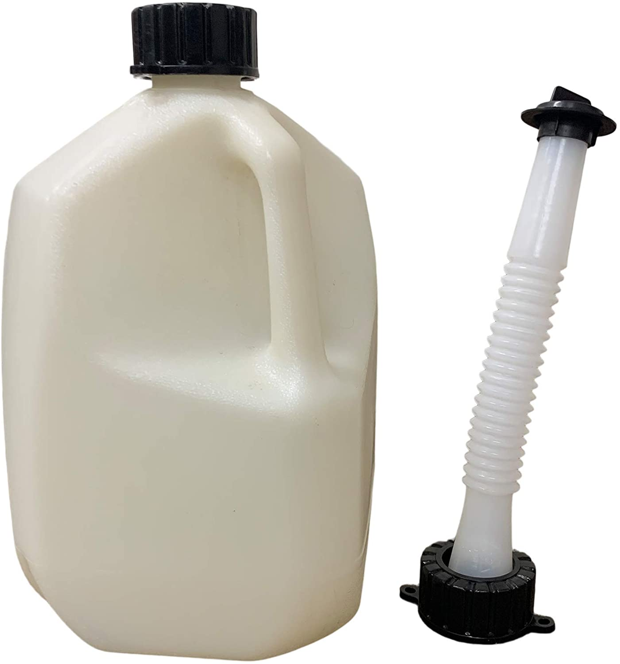 Utility Jug 1 Gallon Multi Use BPA Free Plastic Detachable Spout 6 Inch x 6 Inch x 10 Inch 11.5 oz Lightweight