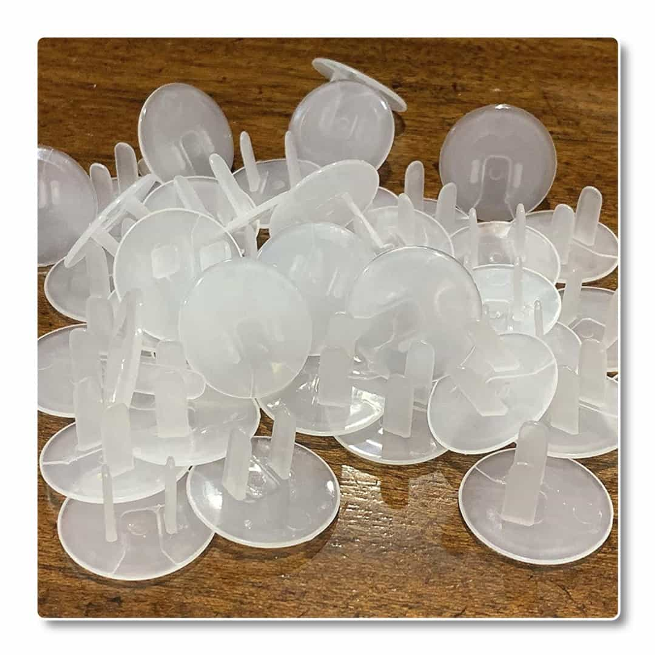 Outlet Plug Covers Child Proof Electrical Protector Pack of 40 Clear Plastic Easy to Install Reusable Safety Caps