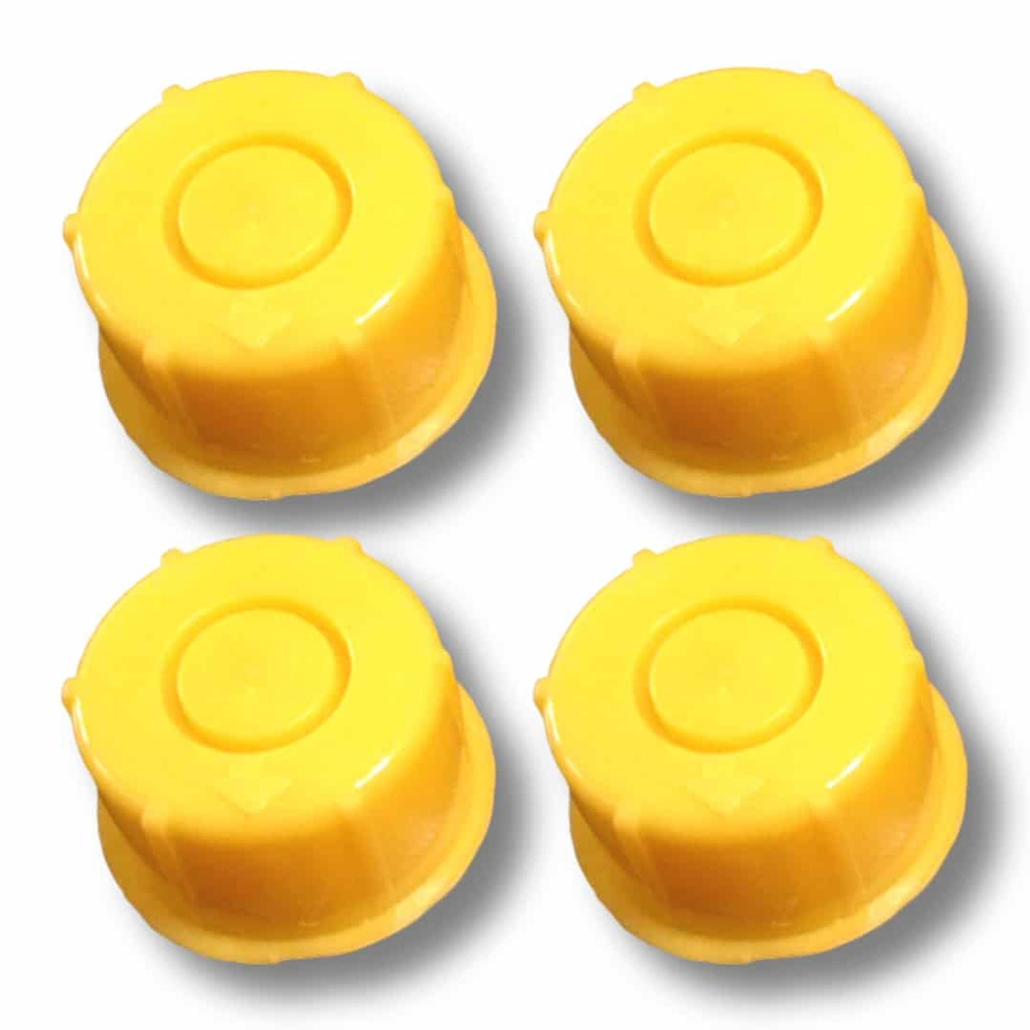 Gas Can Spout Cap Fits Self-Venting Plastic Fuel Cans Yellow Easy Installation Secure Fit Compatible With Various Brands