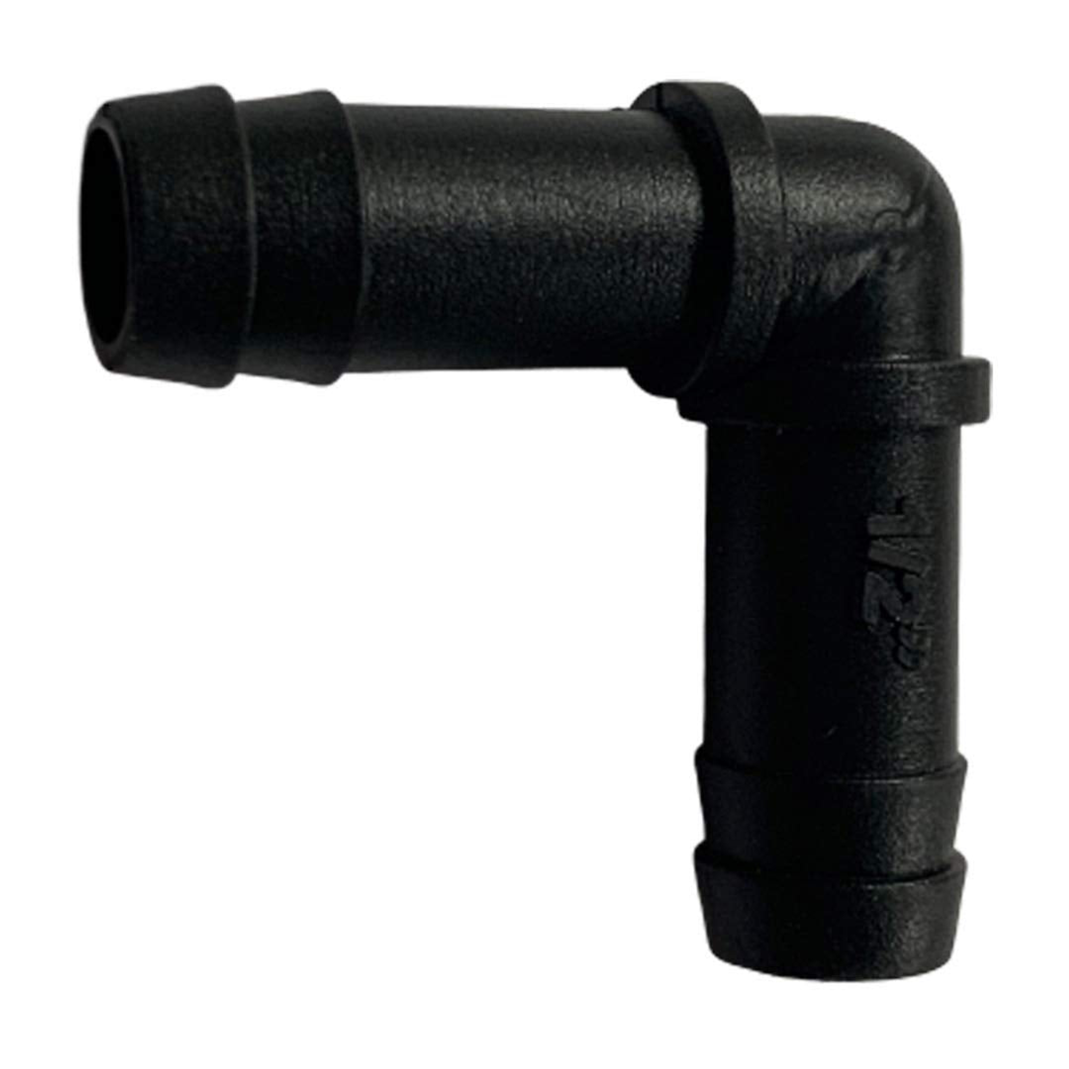 Elbow Connector Used to Connect Tubing PVC Fittings Black Plastic 1/2 Inch 12 Pack Universal Fit Indoor Outdoor Applications
