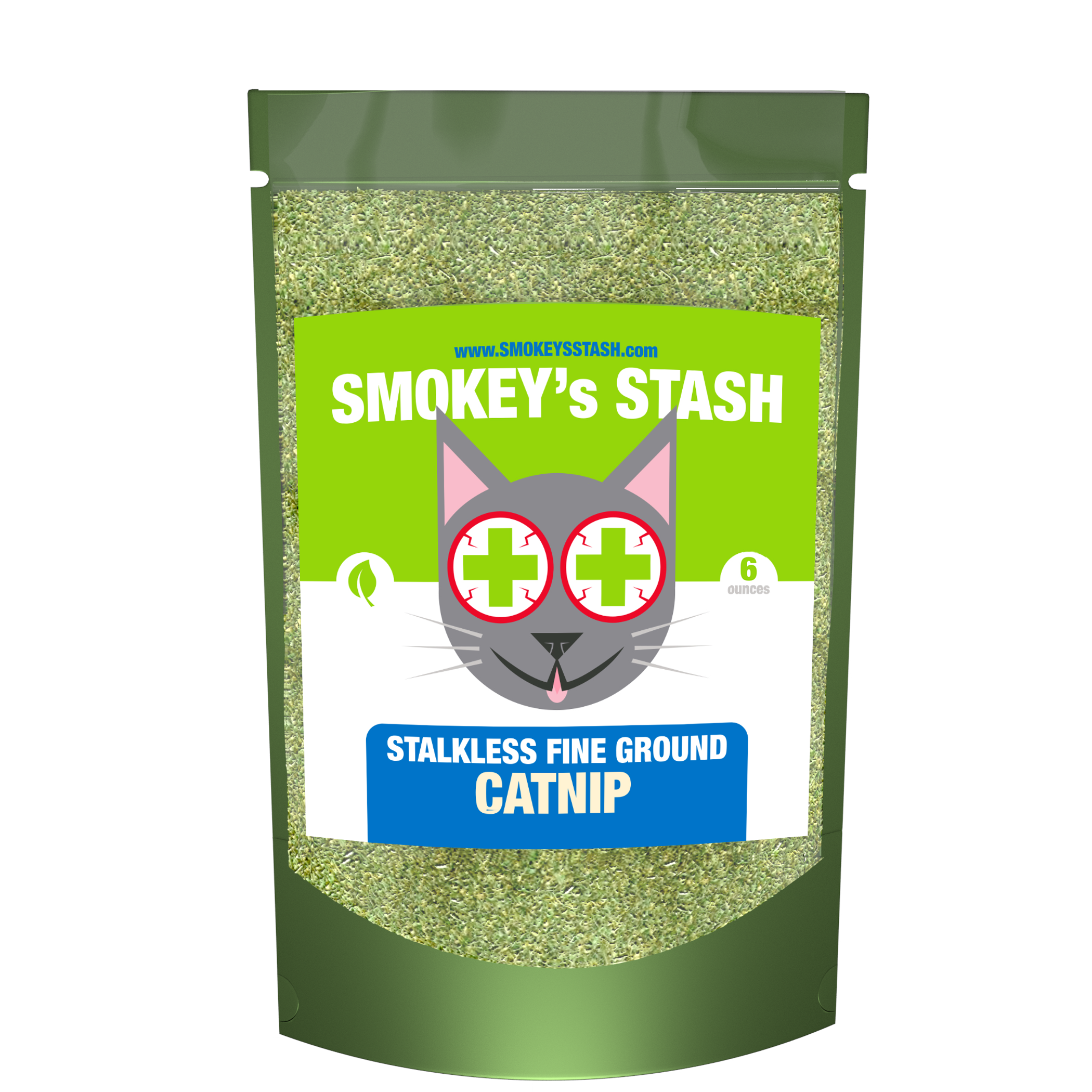 Smokey's Stash Catnip Stalkless Dried Ground Image 1
