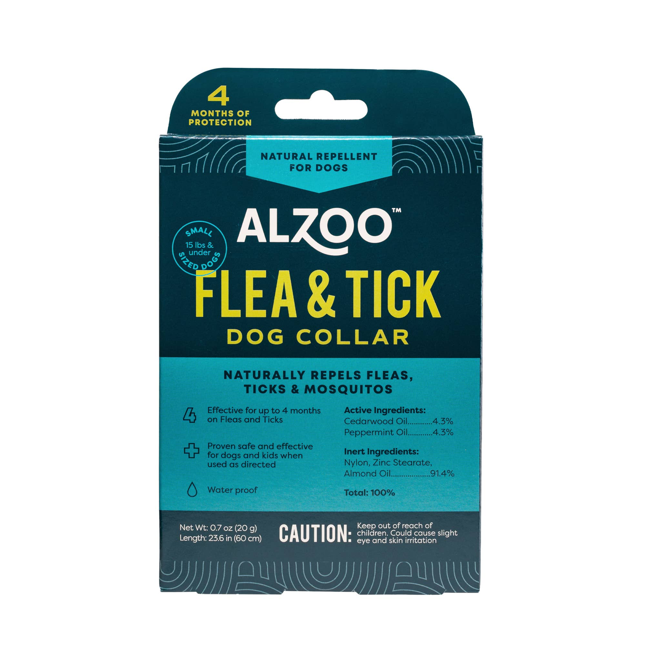 ALZOO Plant-Based Flea & Tick Collar Small Dog Image 1