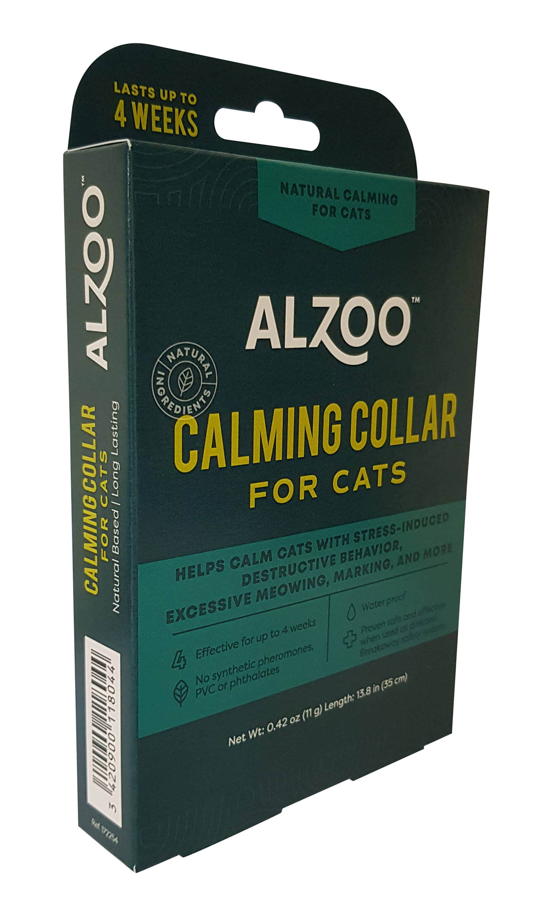 Calming Collar for Cats Helps Relieve Stress Anxiety and Nervousness Made with Nepeta Cataria Extract Waterproof Long Lasting Up to 30 Days