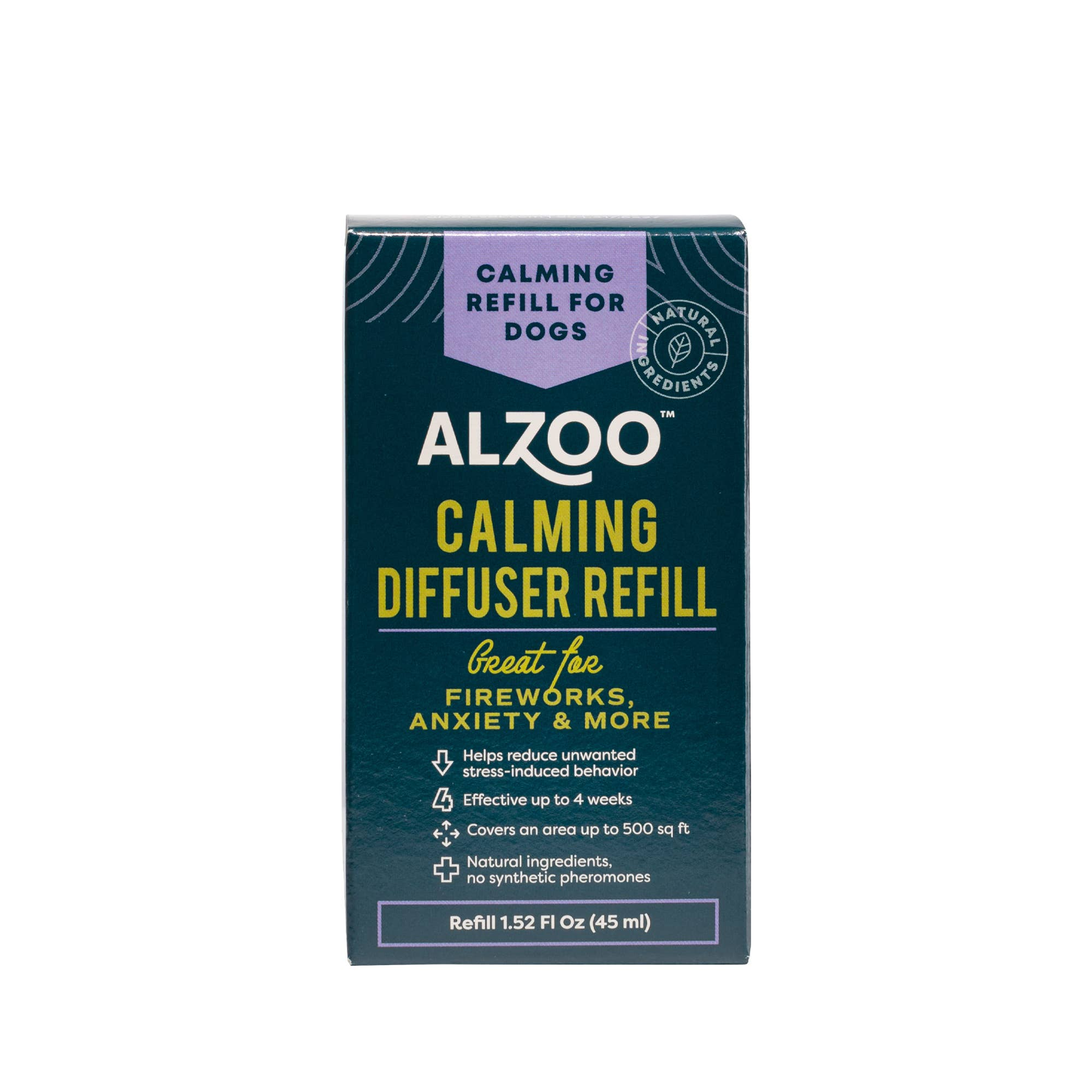 ALZOO Plant-Based Calming Diffuser Refill Dog Image 1