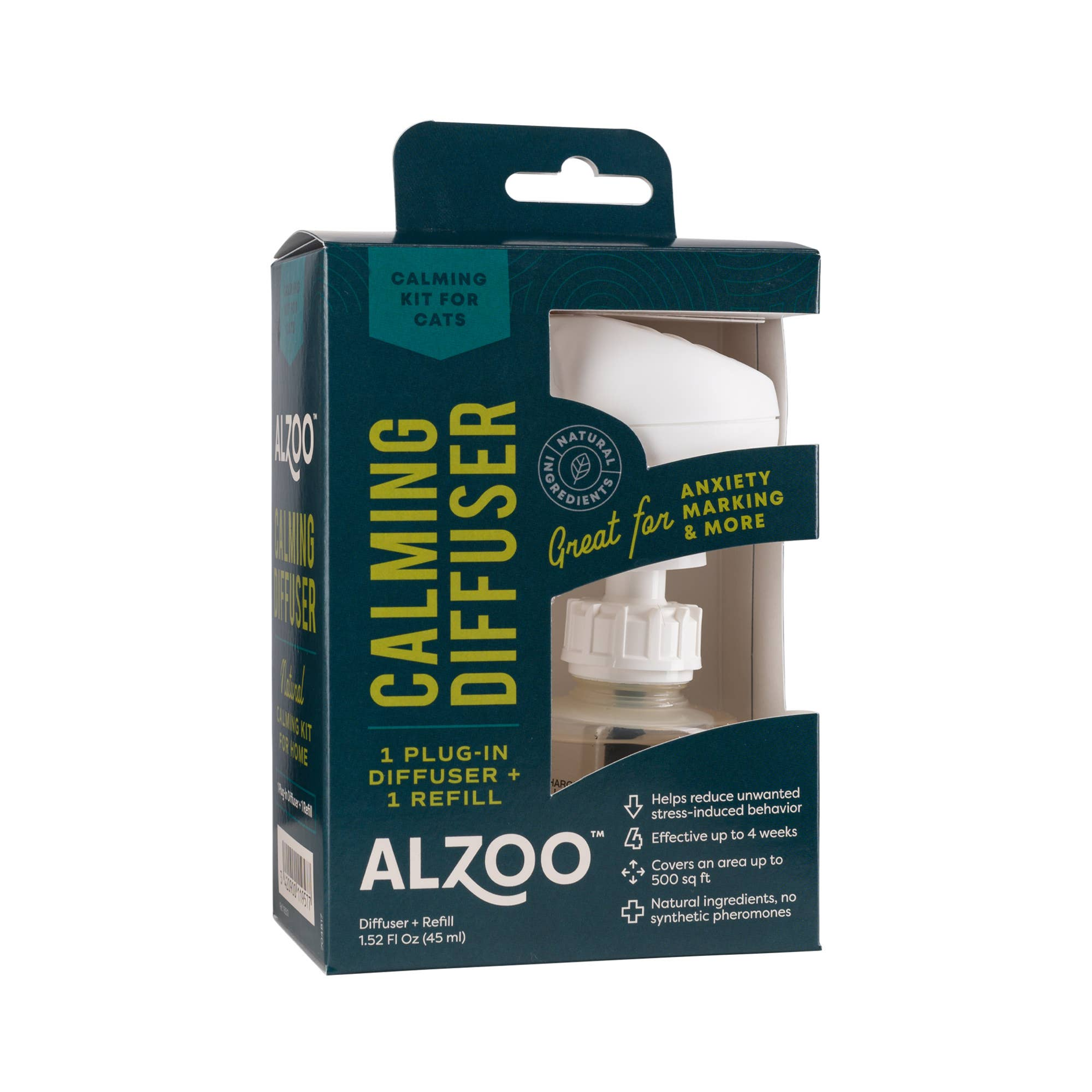ALZOO Plant-Based Calming Plug-in Diffuser Kit - Cat Image 1