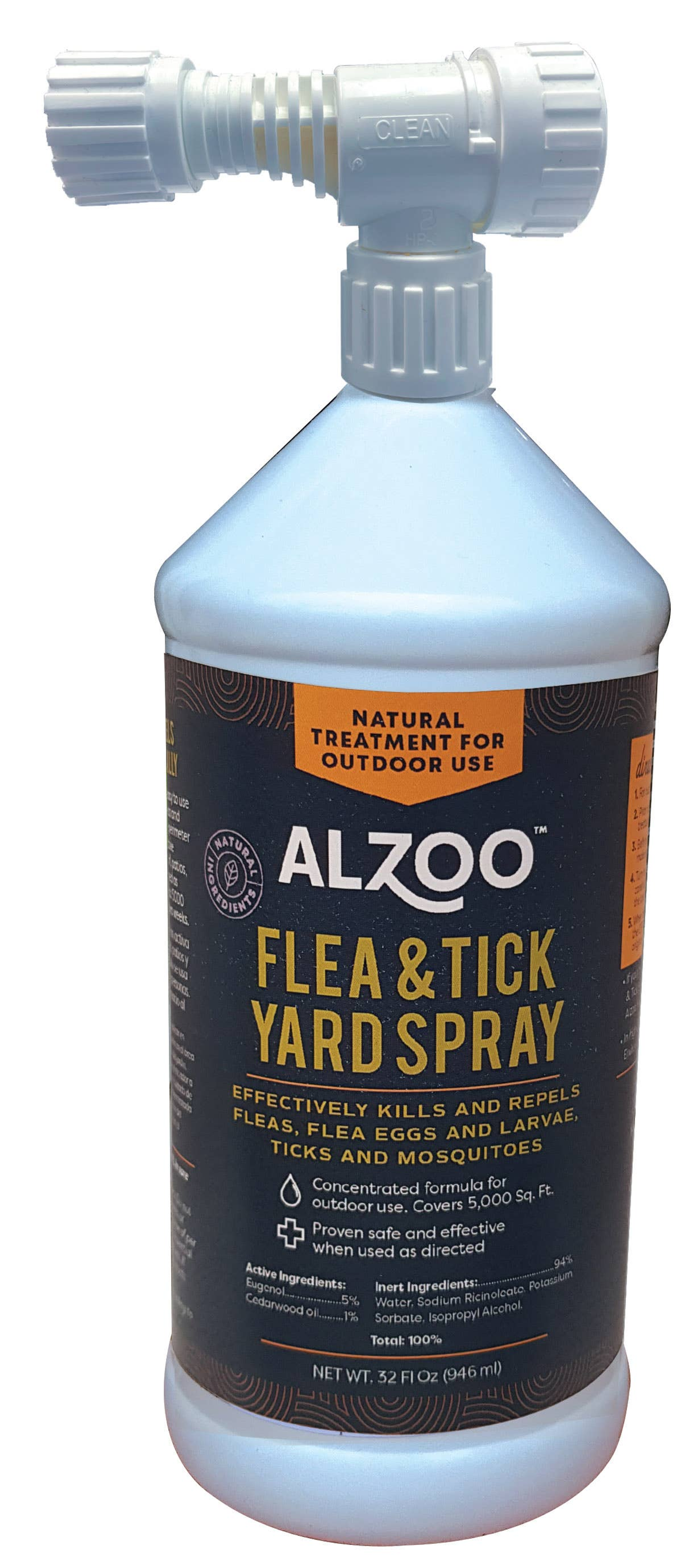 ALZOO Plant-Base Flea & Tick Yard Spray, 32oz Image 1