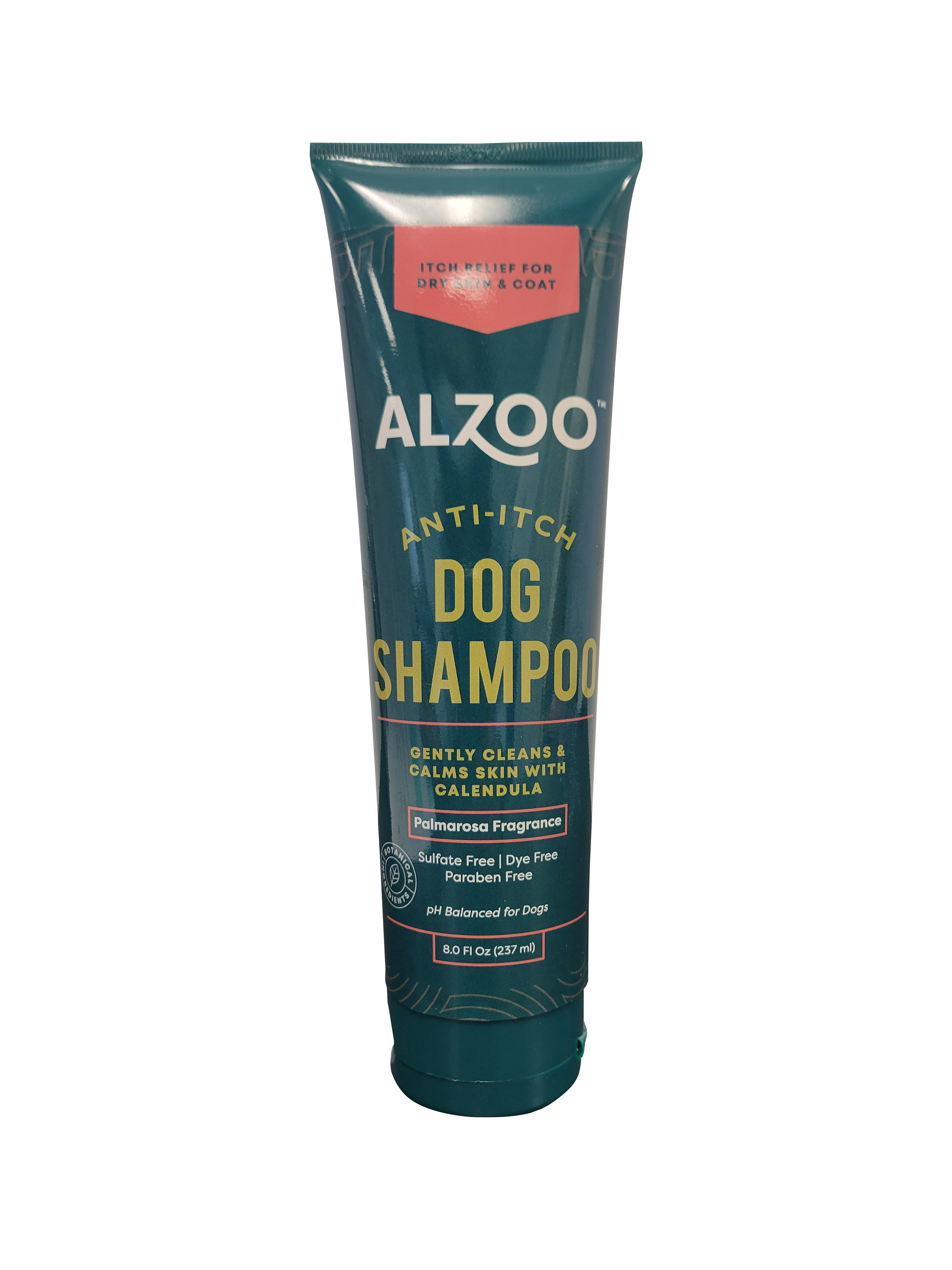 ALZOO Plant-Based Anti-Itch Dog Shampoo, 8oz Image 1