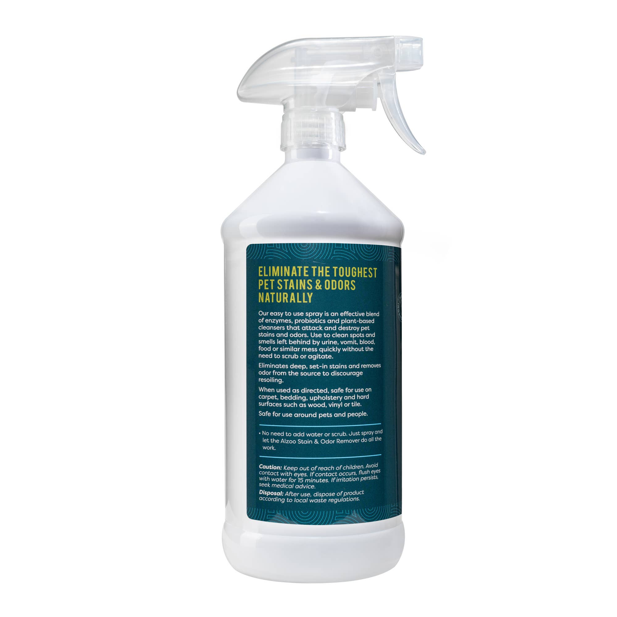 Spray Stain and Odor Remover Quick Stain and Odor Elimination Lavender Vanilla 16oz Safe for Pets and People Easy to Apply