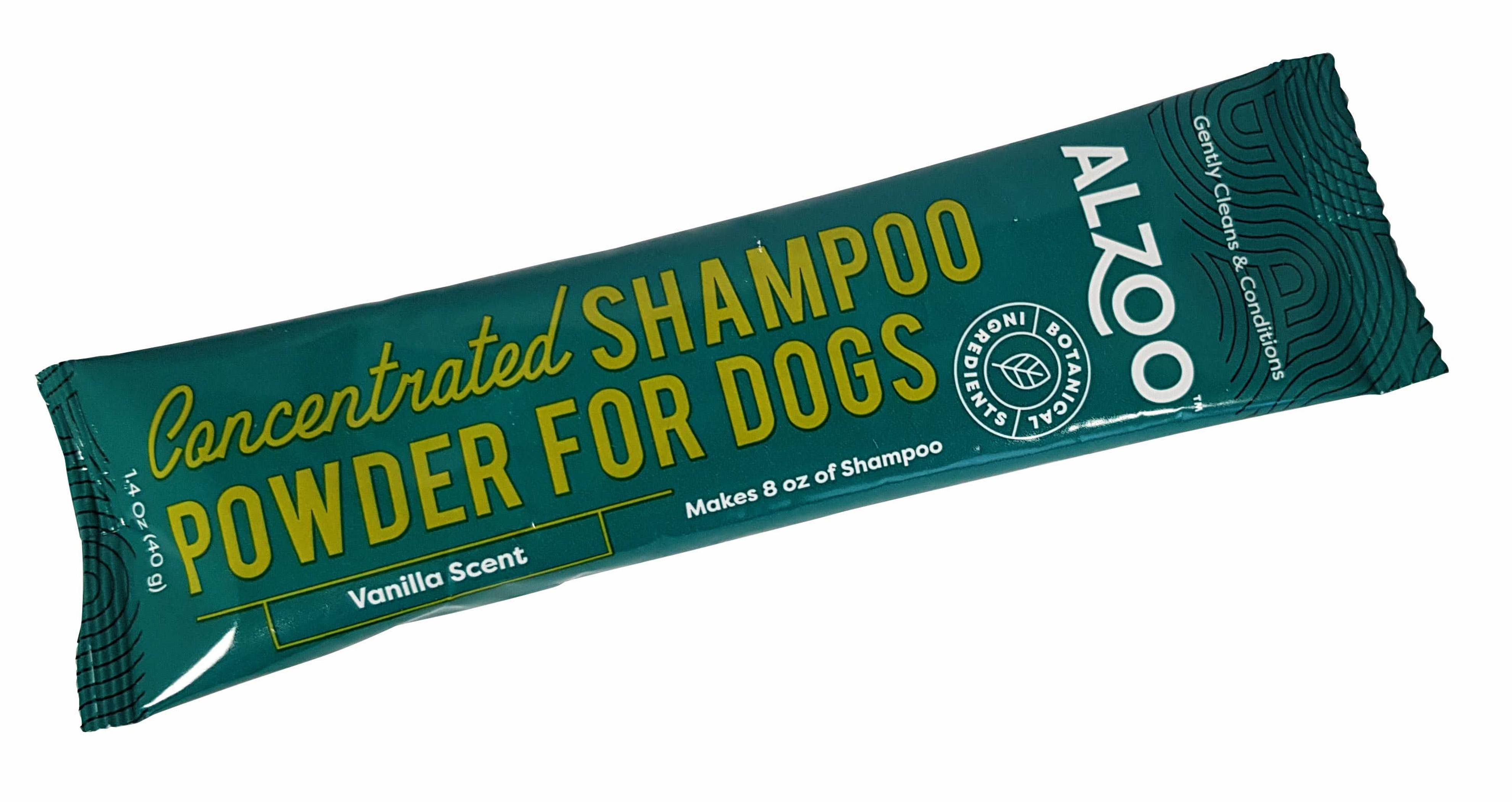 Shampoo Powder Sensitive Skin Sulfate Free Dye Free Vanilla Scent 16 oz 1 Stick Reusable Aluminum Bottle