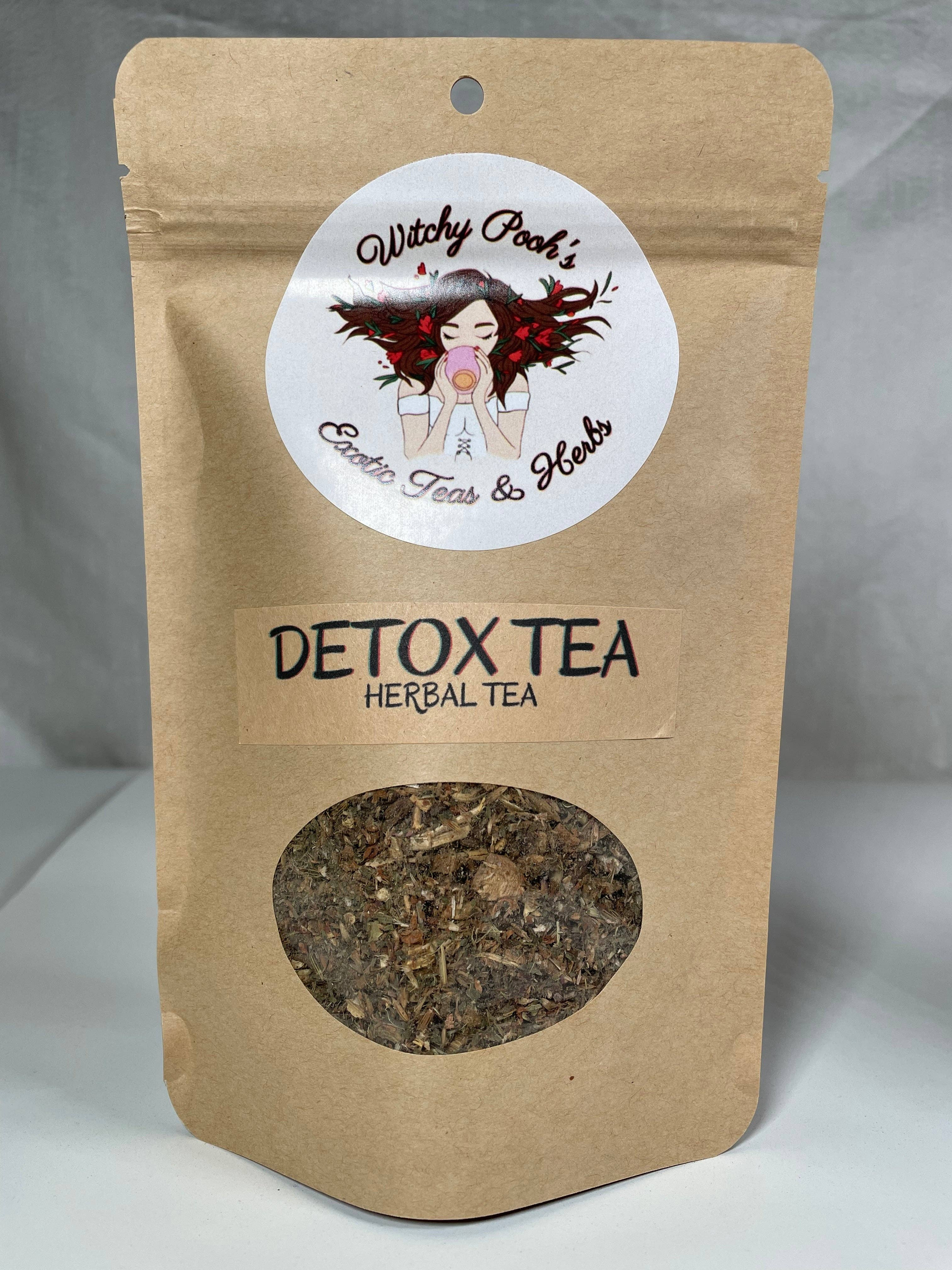 Herbal Tea Detox Tea Designed to Clear Body of Toxins Pathogens and Free Radicals Recommended for Weekly or Monthly Use