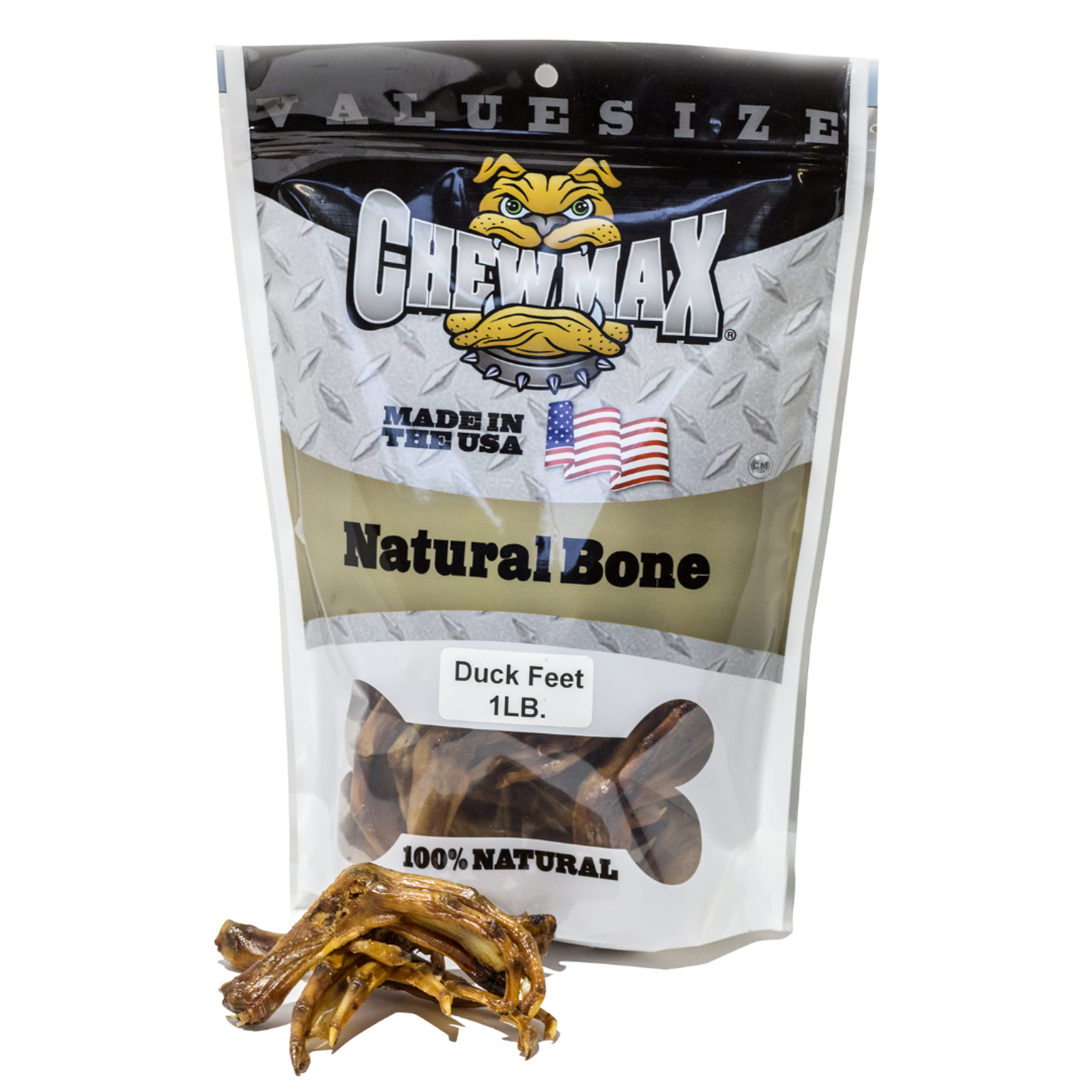 1 LB Bag Duck Feet Image 1