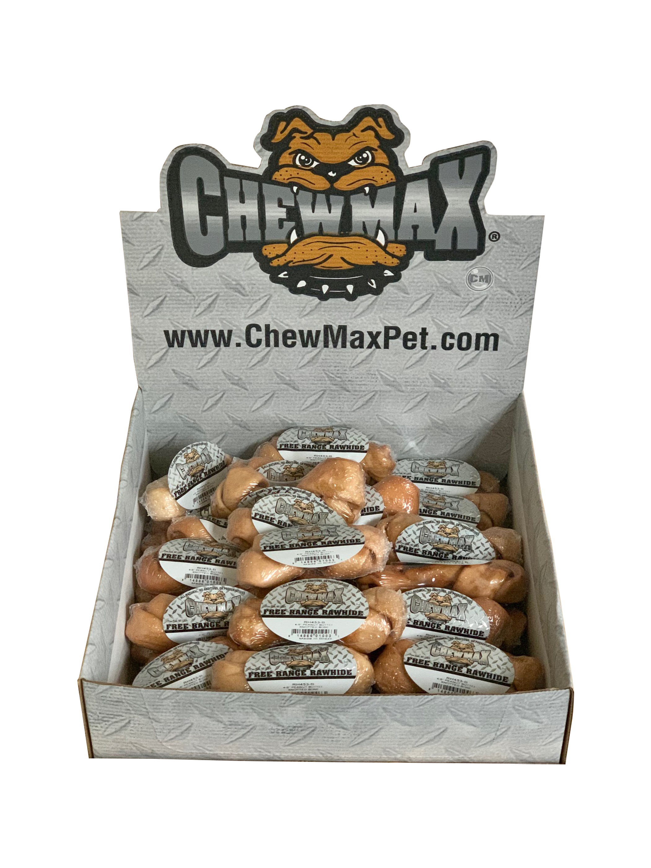 Peanut Butter Flavored Knotted Bone Image 1