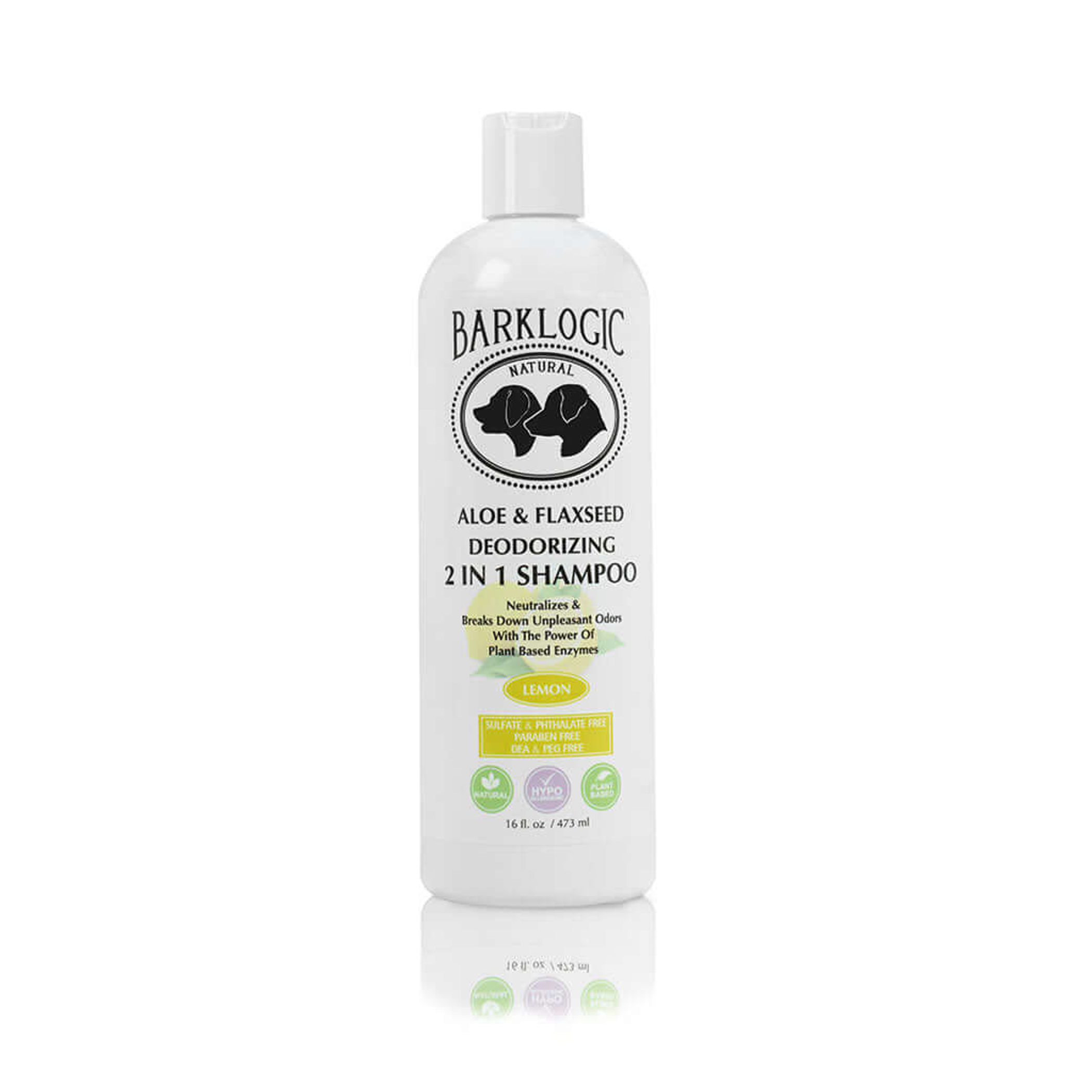 BarkLogic Aloe & Flaxseed Deodorizing 2 in 1 Shampoo Image 1