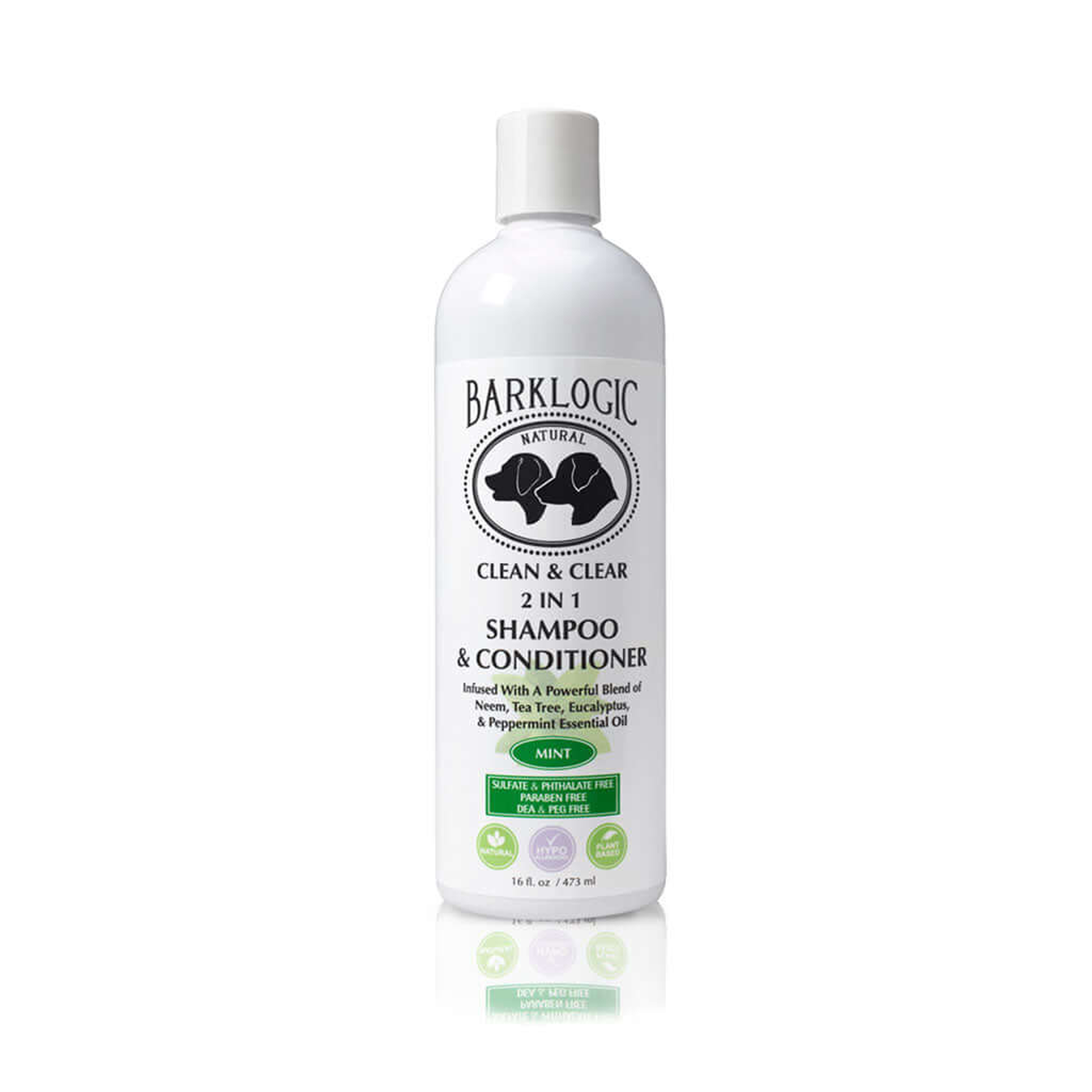 BarkLogic Clean & Clear 2 in 1 Shampoo & Conditioner Image 1