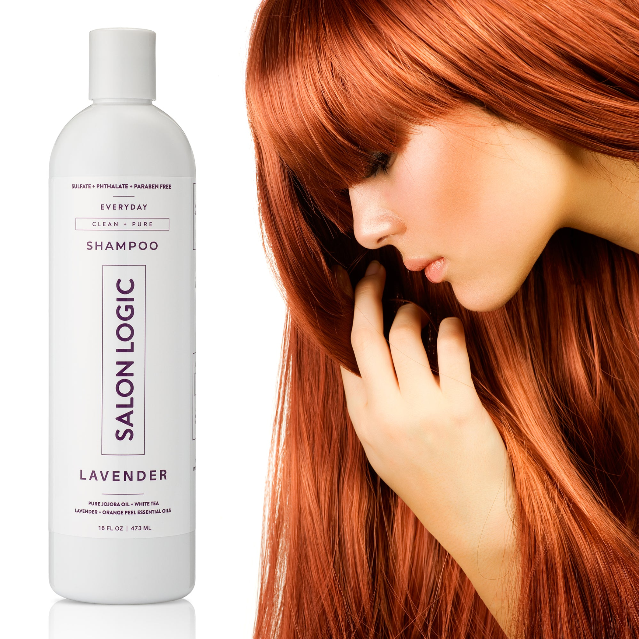 Shampoo Everyday Clean & Pure 16 Fluid Ounce Family Size Sulfate Free Natural Oils Vegan Cruelty Free