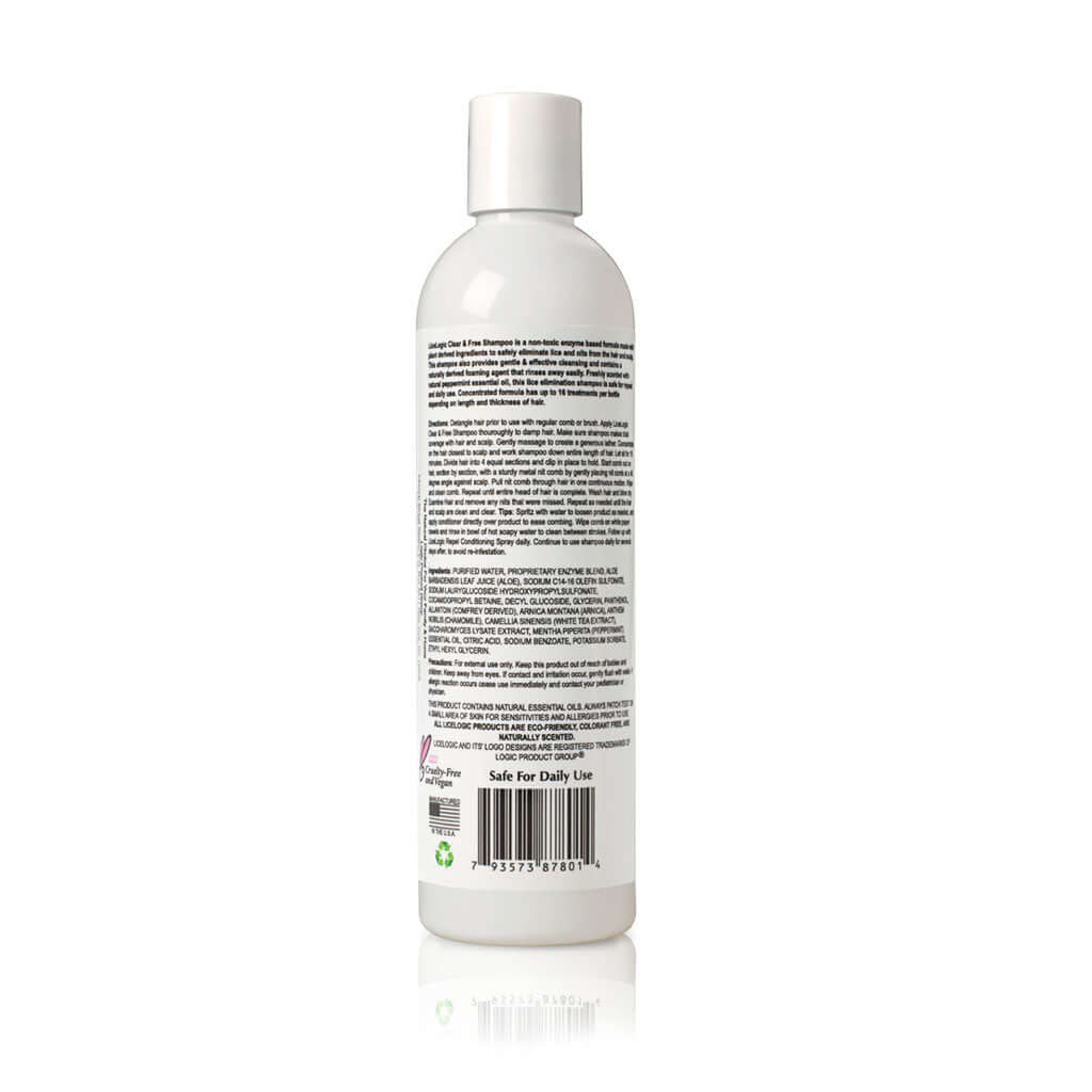 Lice Shampoo Natural Lice and Nit Elimination Pediatrician Approved Family Size Concentrated 16 Treatments