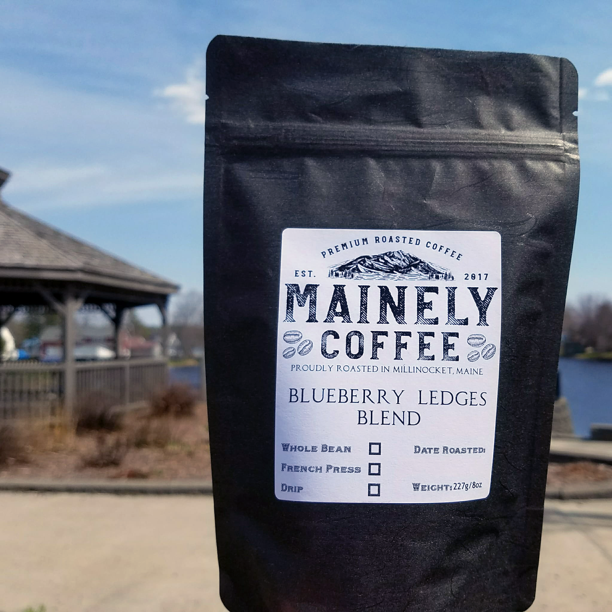 Coffee Blend Medium Roast Indonesian Ethiopian Vanilla Chocolate Blueberry 12 Ounces French Press Pour Over