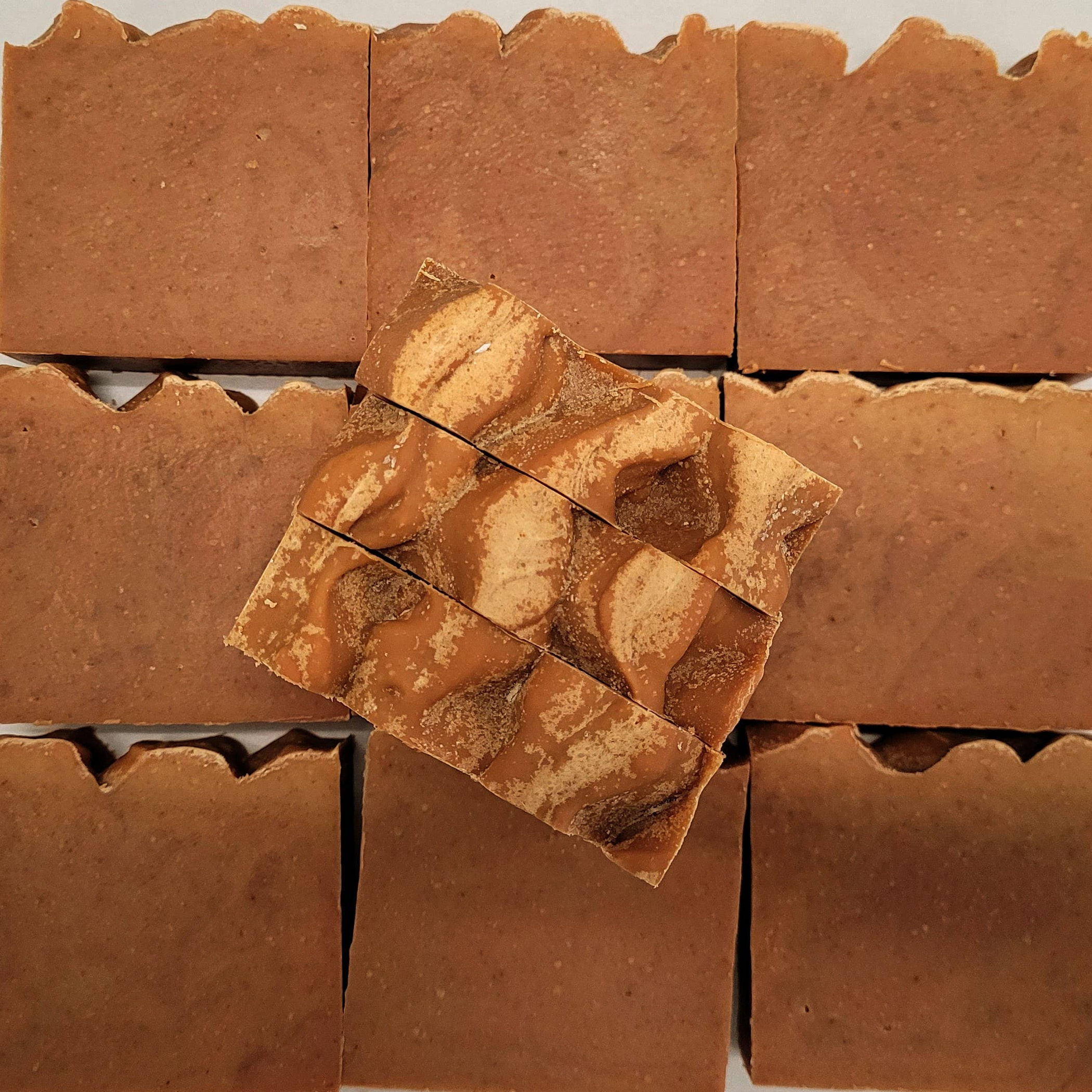 Soap Body Cleanser Seasonal Scents Pumpkin Spice Autumn Harvest Coffee Cream Turmeric Ginger 5.5oz Biodegradable Packaging Natural Ingredients Handcrafted