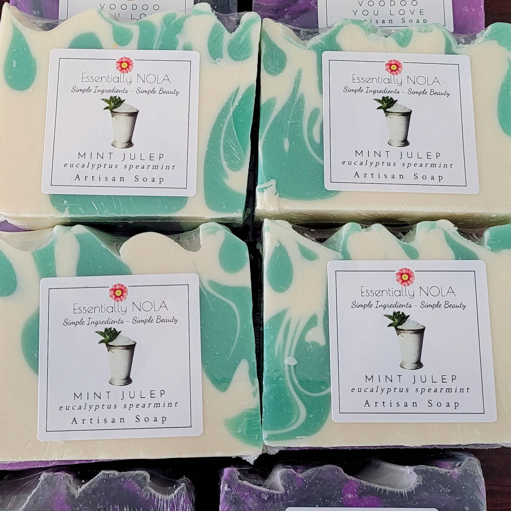 Soap Herbal Blend Eucalyptus Spearmint Coconut Milk Lavender Flowers Biodegradable Packaging Regular Unbranded