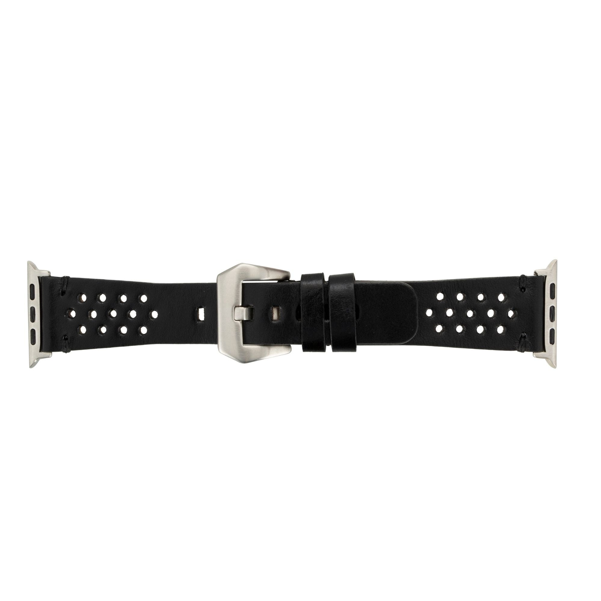 Leather Band for Apple Watch Ultra 8 7 SE Genuine Leather Handcrafted 45mm 41mm 44mm 42mm 40mm 38mm Compatible Classic Style Durable