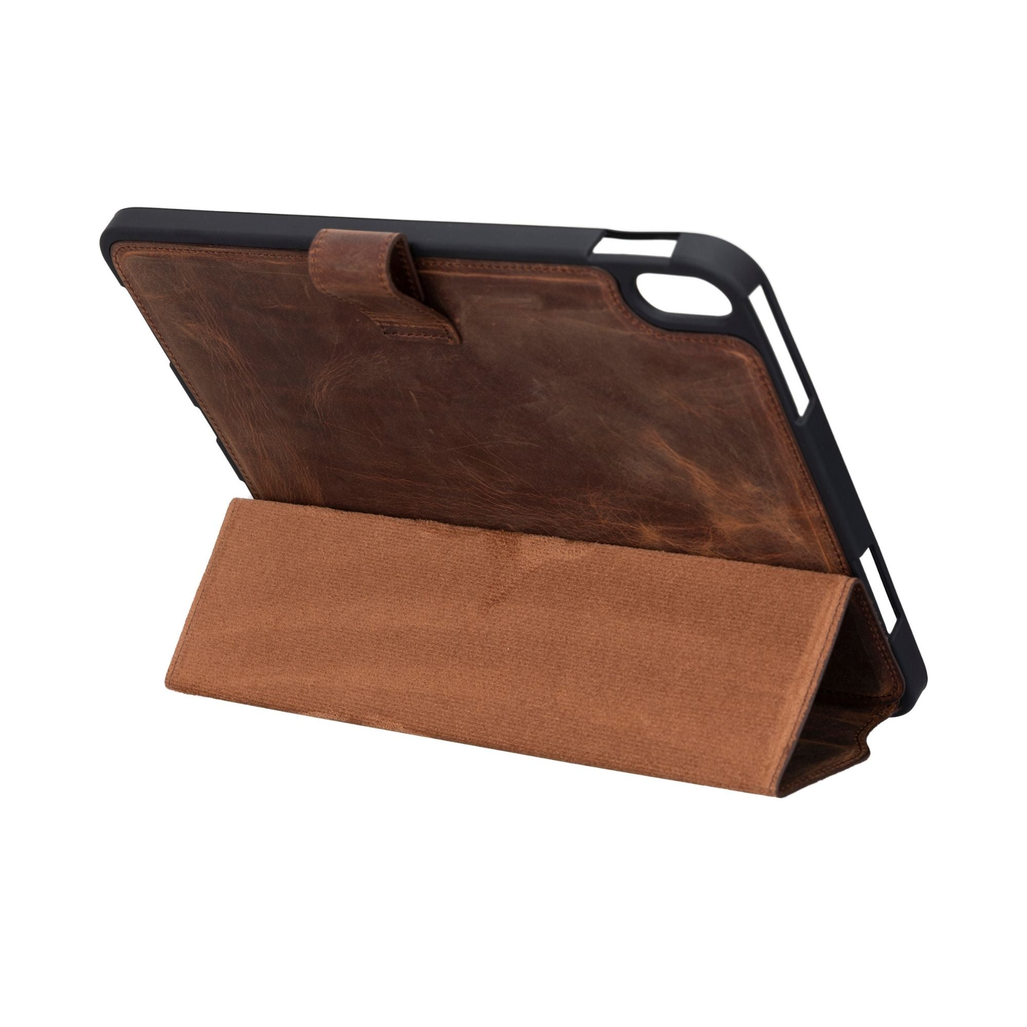 Funda de cuero para Apple iPad 10.9 pulgadas 10ta generación con protección completa color bonito y ranura para Apple iPad Pen hecha a mano