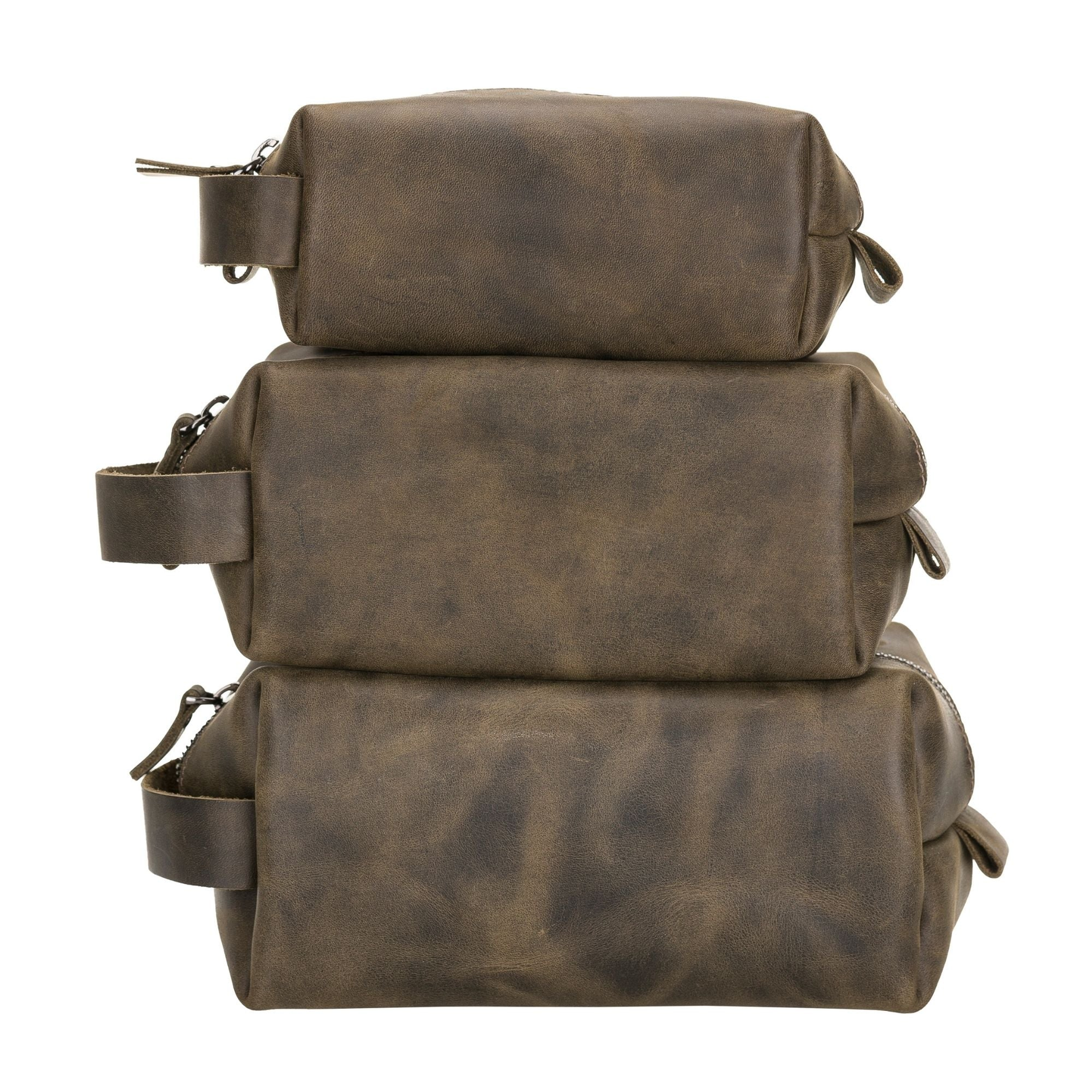 Bolso de maquillaje para mujeres almacenamiento de maquillaje material cuero tamaño pequeño mediano grande cierre con zipper