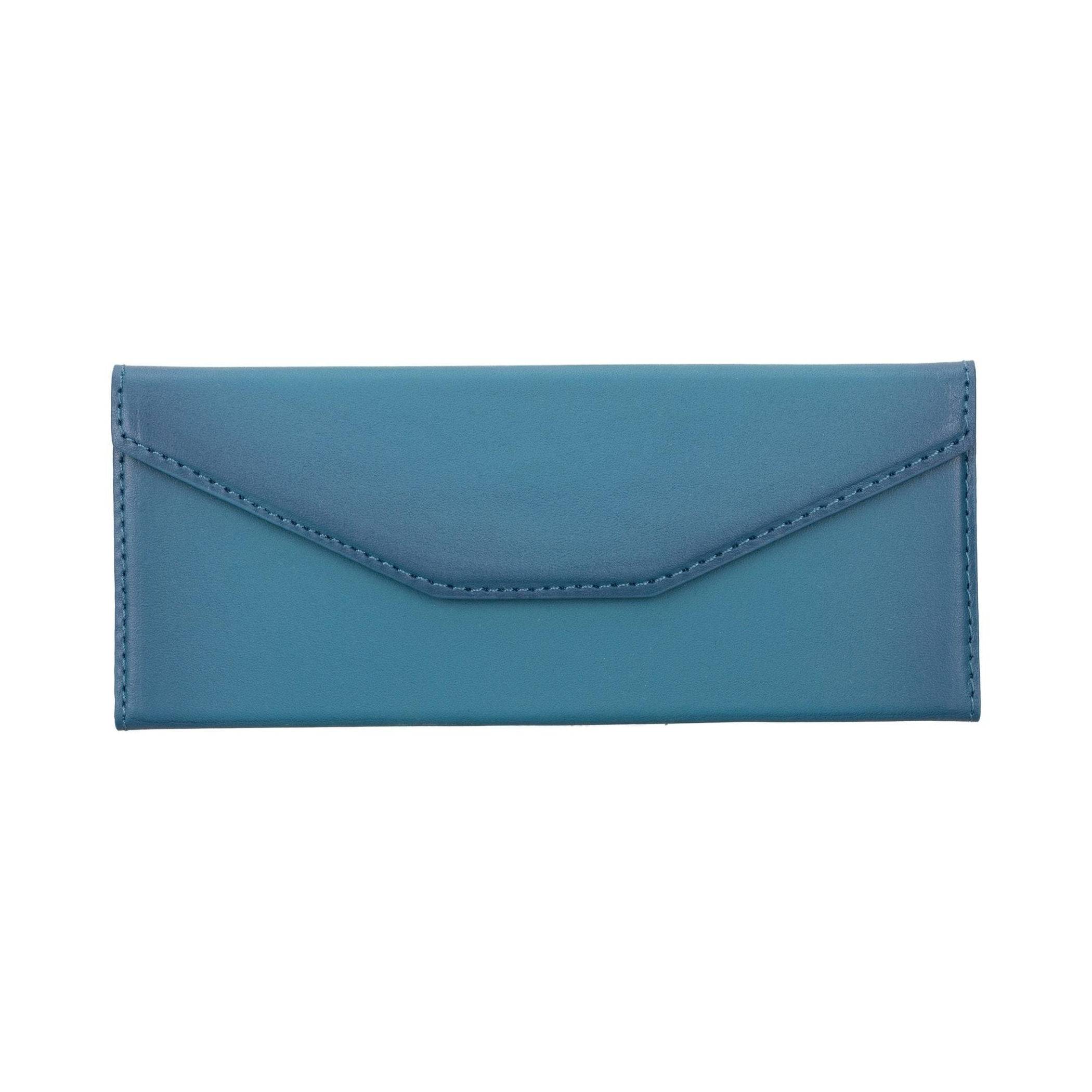Glasses Case Eyewear Protection Leather Foldable Magnetic Closure Hard Structure Modern Design