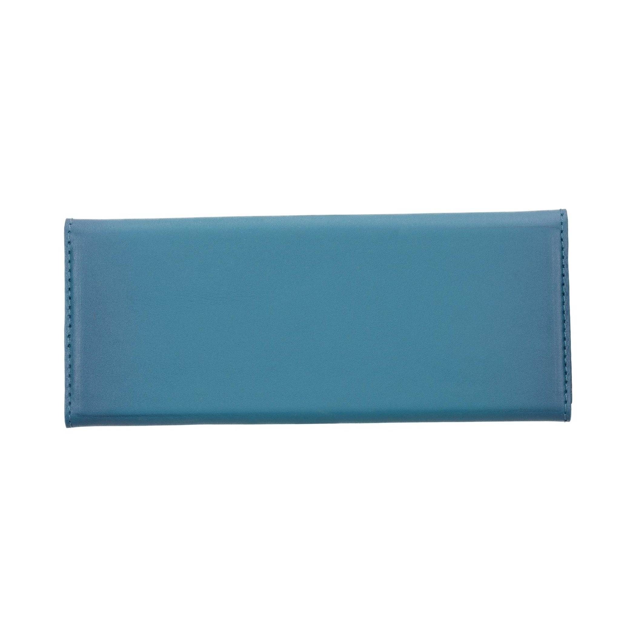 Glasses Case Eyewear Protection Leather Foldable Magnetic Closure Hard Structure Modern Design