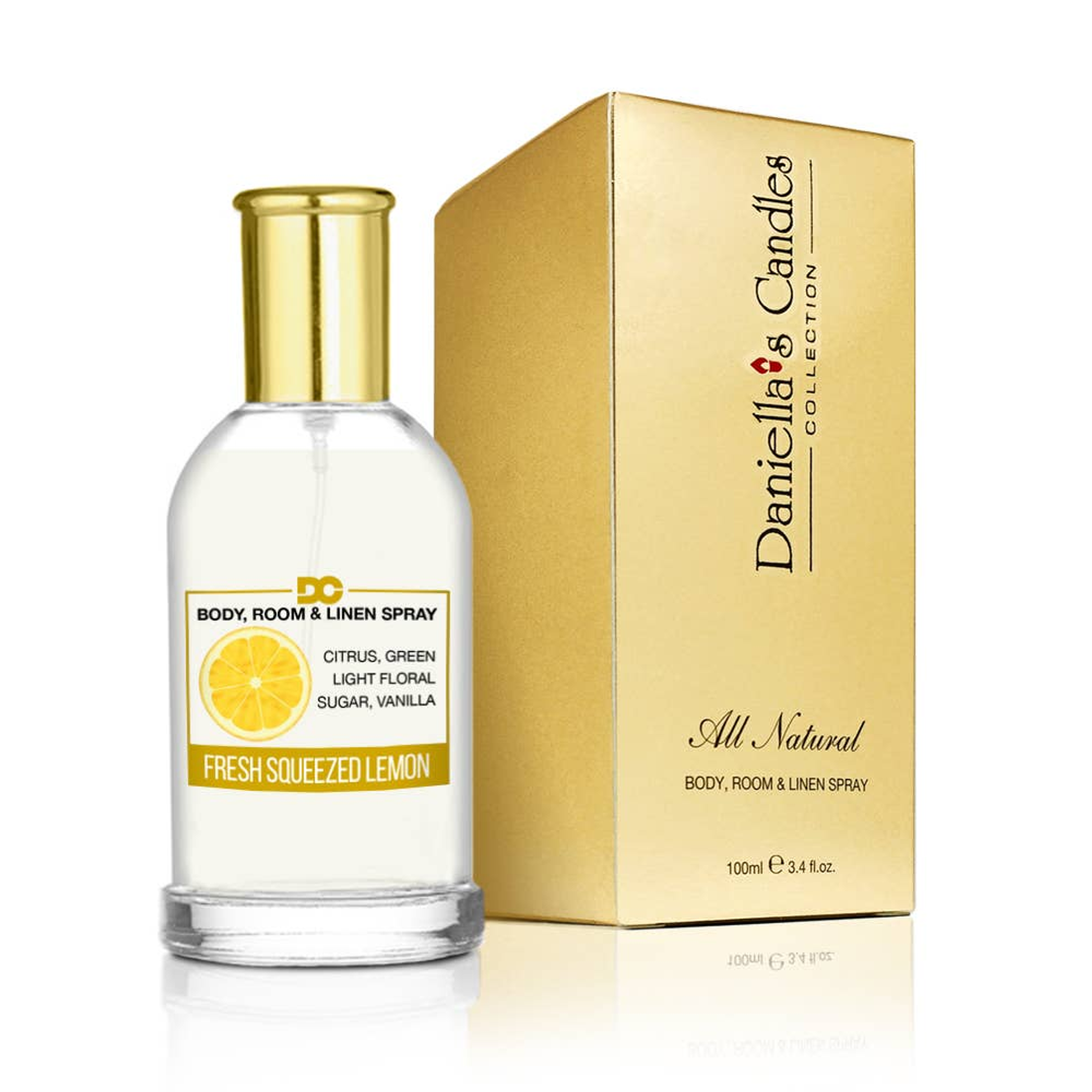 Fresh Squeezed Lemon Room, Body & Linen Spray