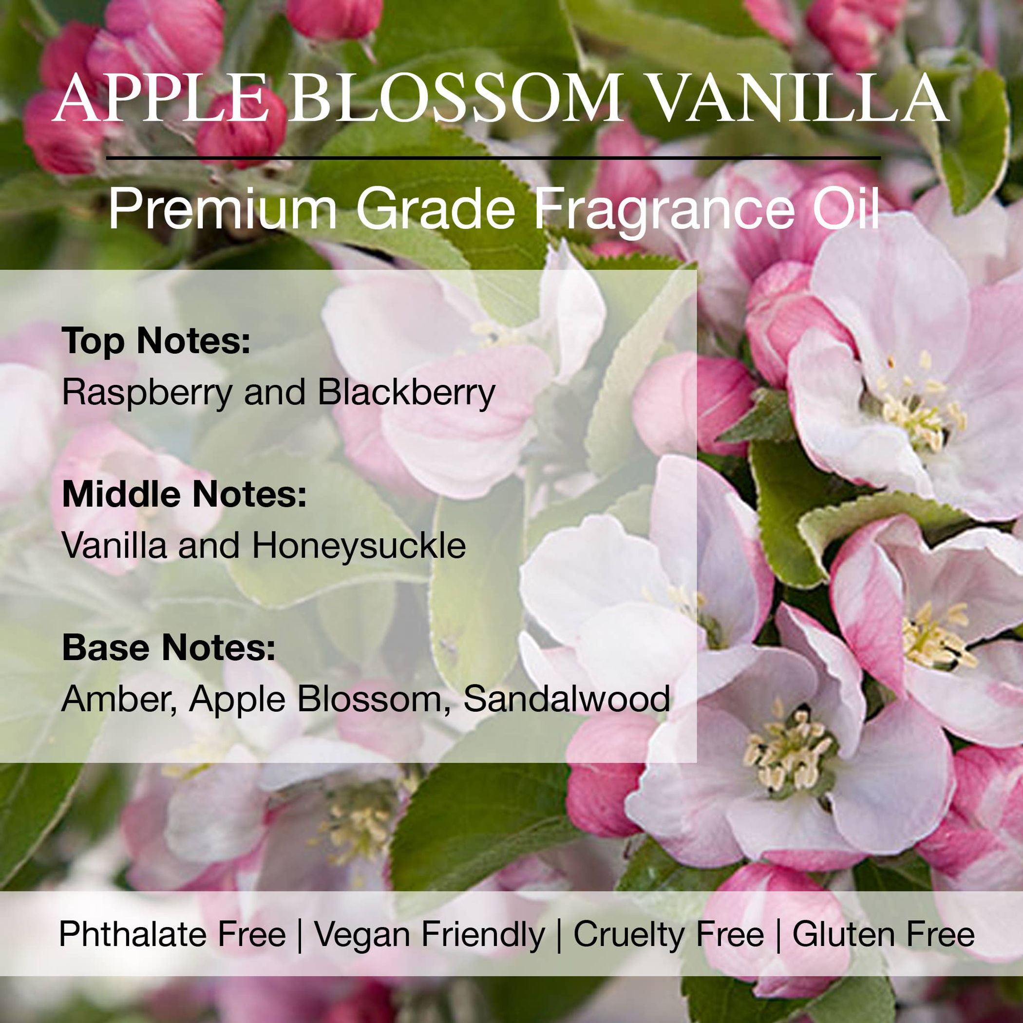 Reed Diffuser Refill Oil Aromatherapy Decorative Apple Blossom Vanilla Raspberry Blackberry Honeysuckle Amber 100 ml