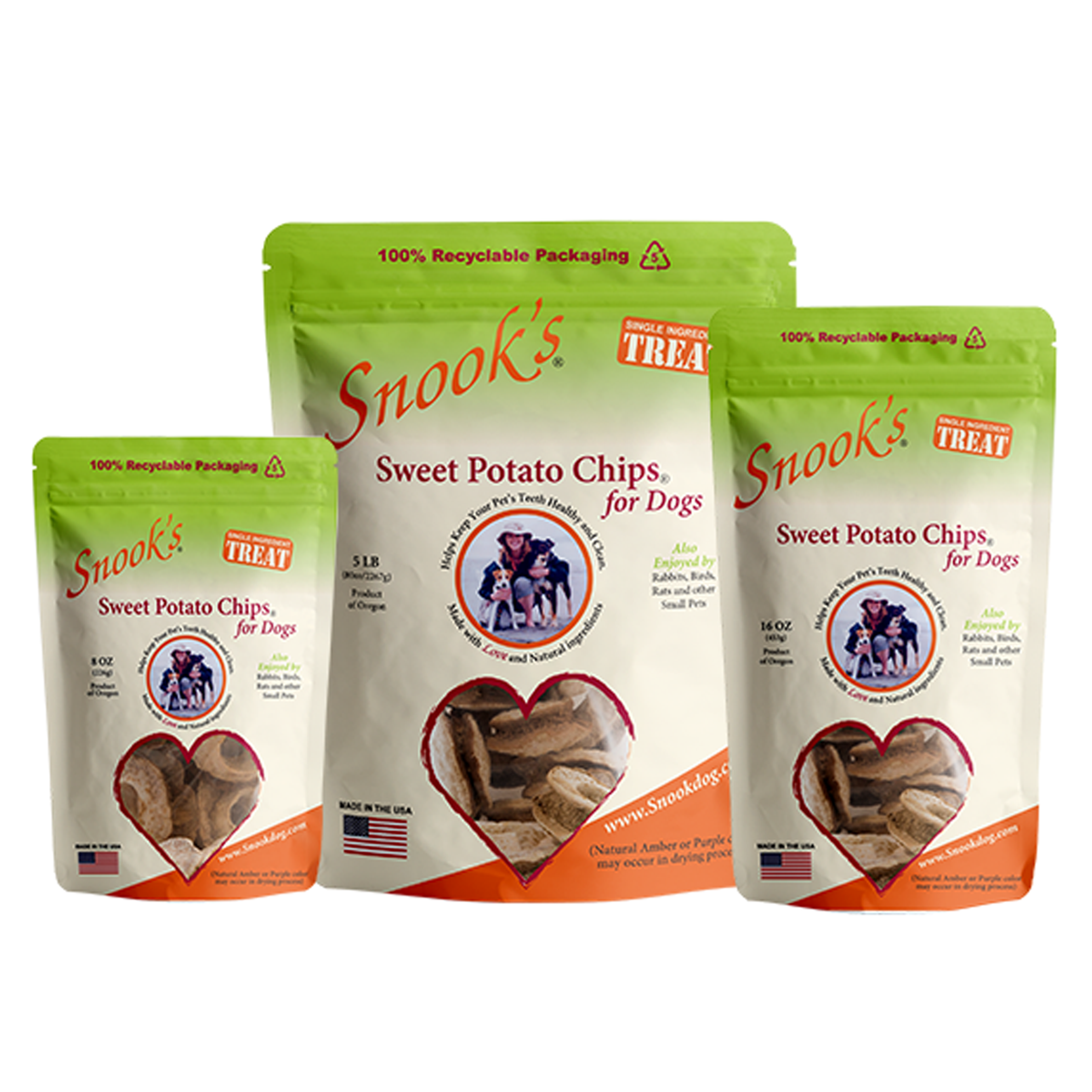 Sweet Potato Dog Chips - Soup bone shaped Image 1