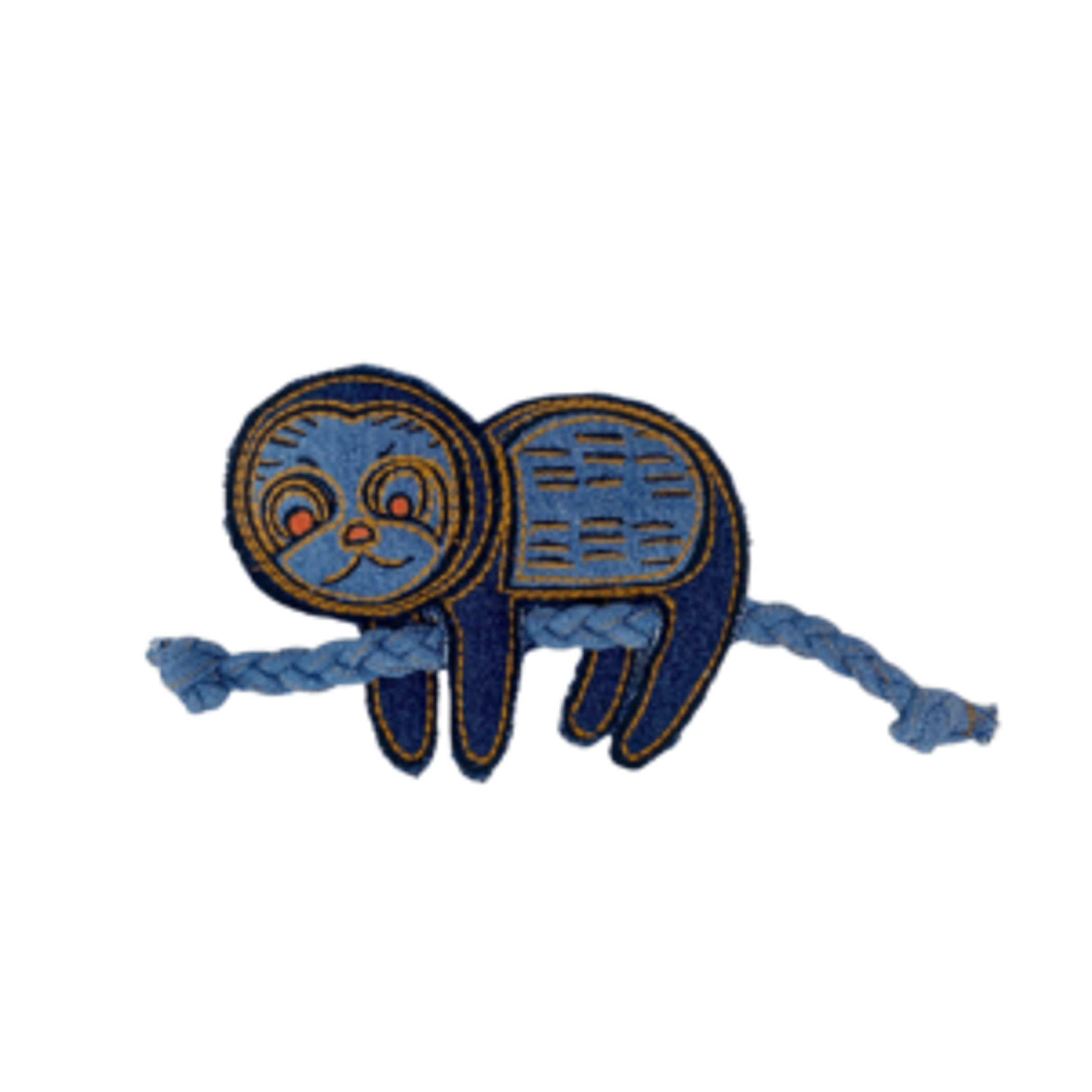 Sloth Crinkle & Rope Toy Image 1