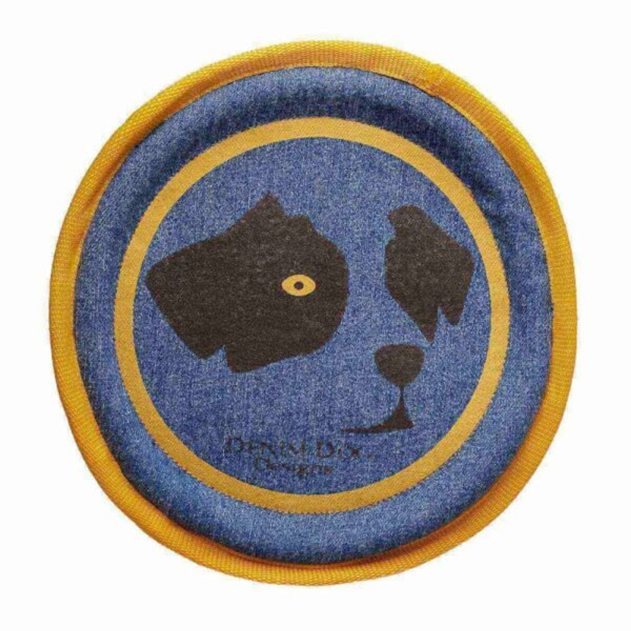 Denim Dog Frisbee Image 1