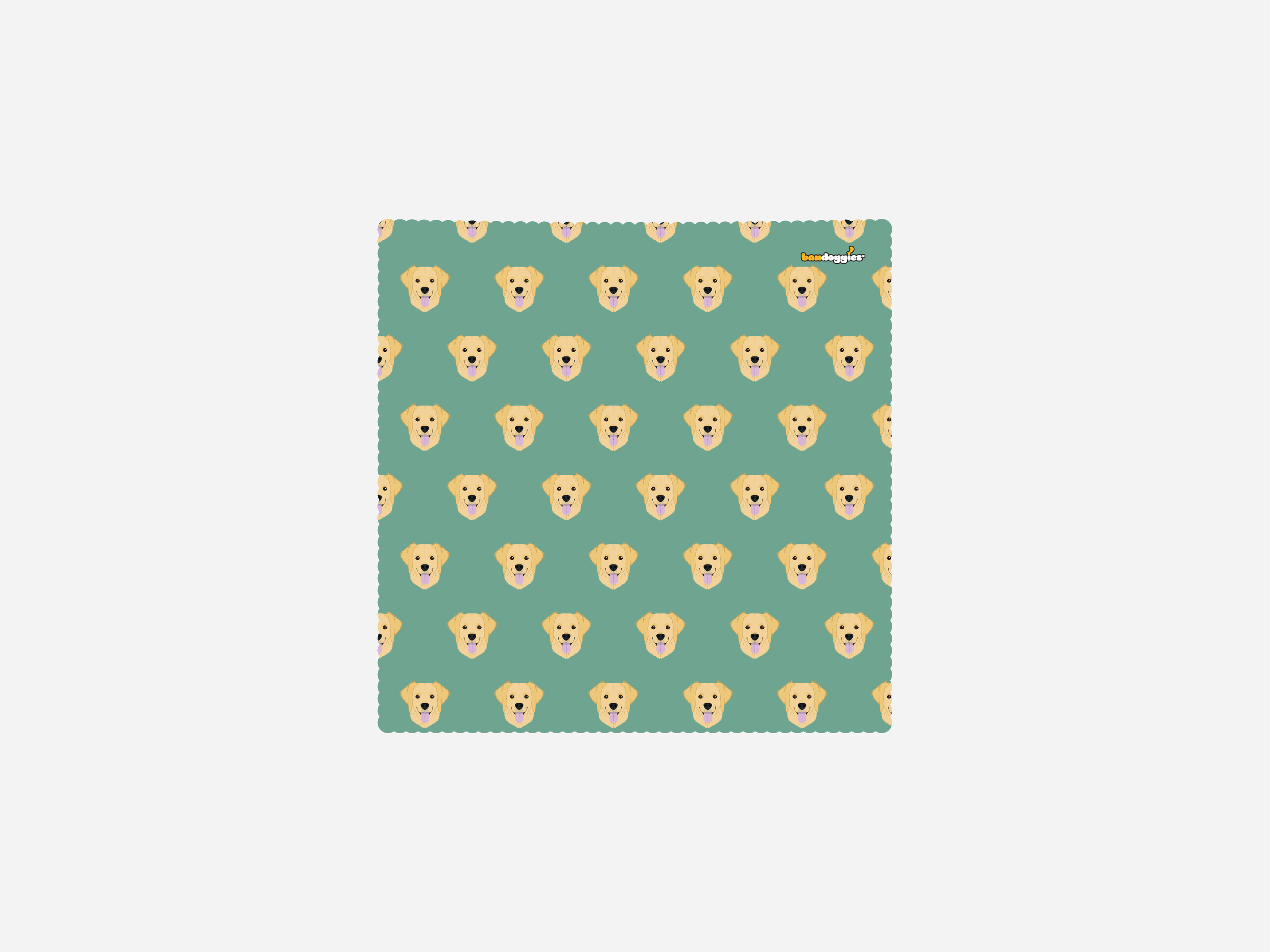 Golden Retriever Microfiber Cleaning Cloth Image 1