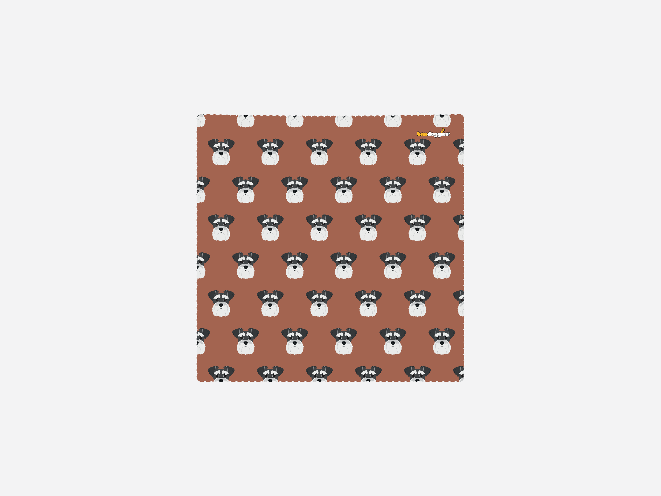 Schnauzer Microfiber Cleaning Cloth Image 1