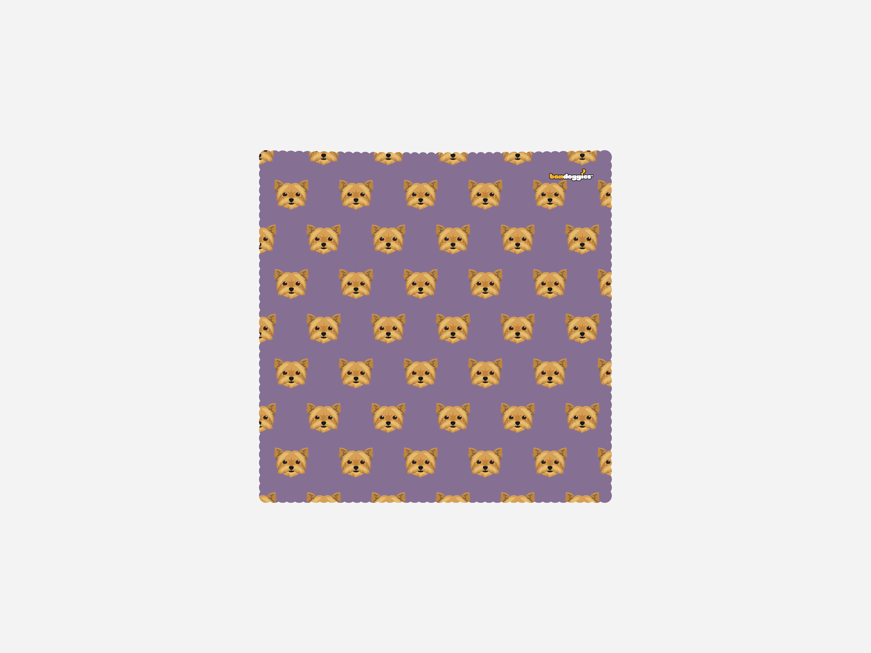 Yorkie Microfiber Cleaning Cloth Image 1