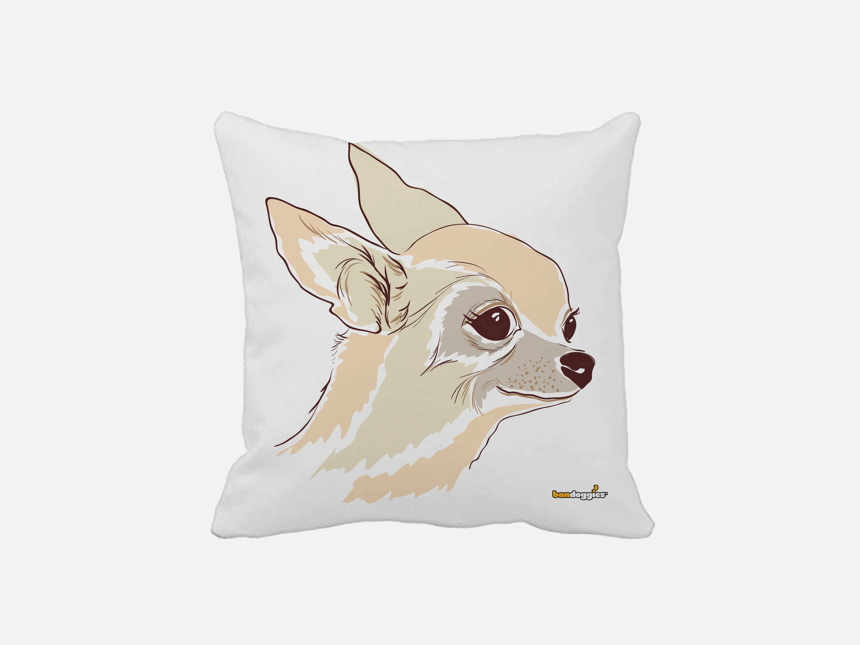 Chihuahua Throw Pillow Image 1
