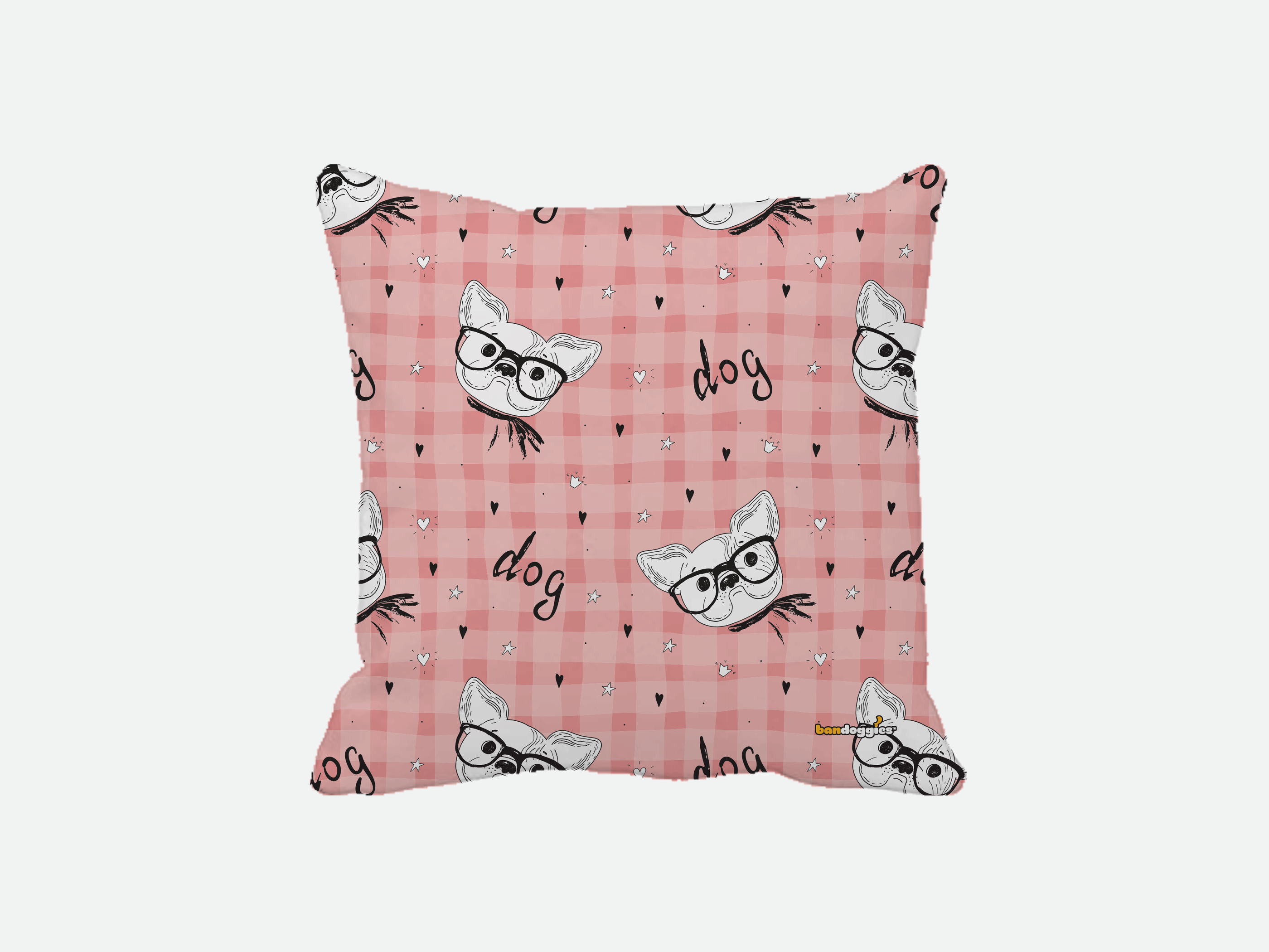 French Bulldog Throw Pillow Image 1