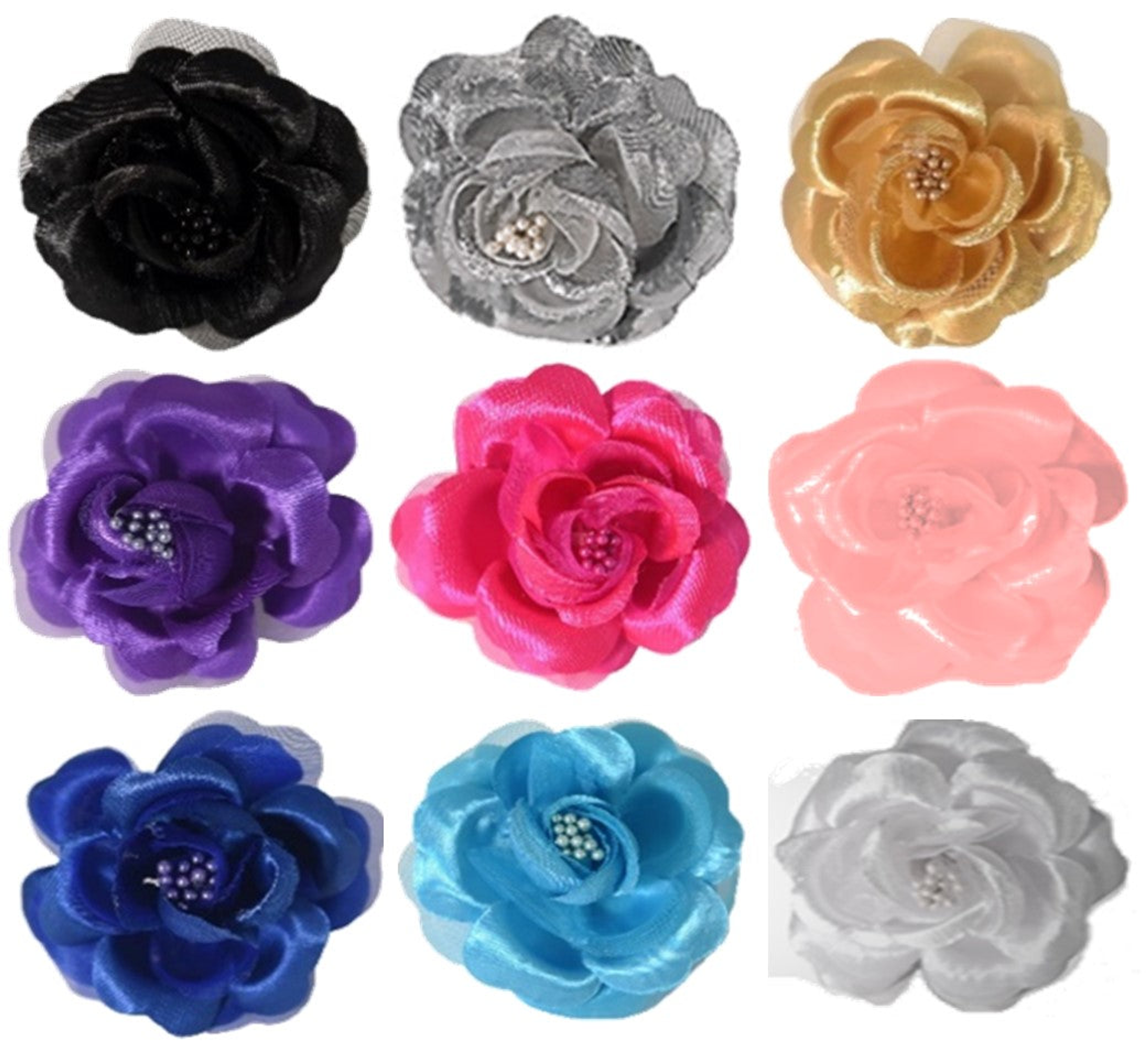 FL2001 | Pearl Rose Dog Pet Bow|Pets Ribbons Image 1